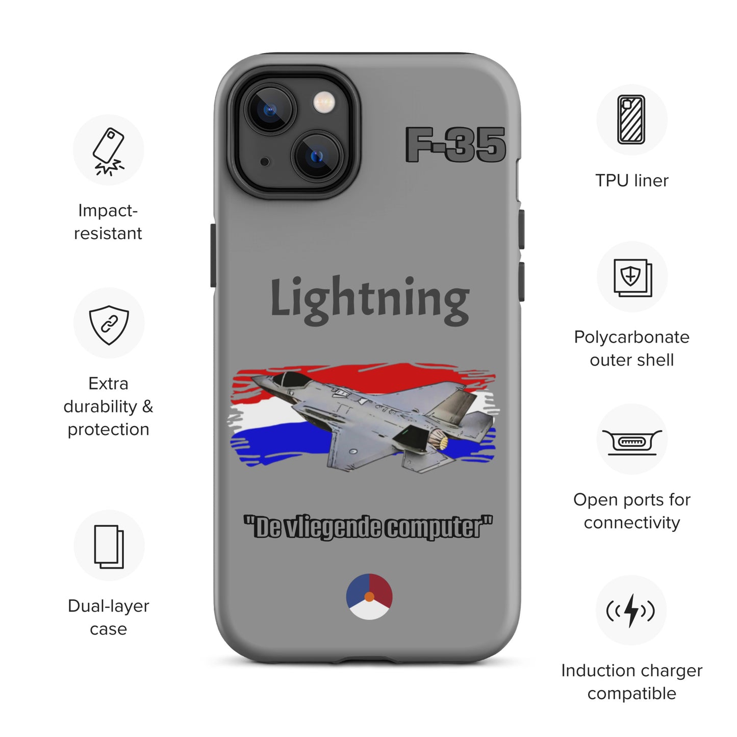 Dutch Lightning Patriot iPhone Case