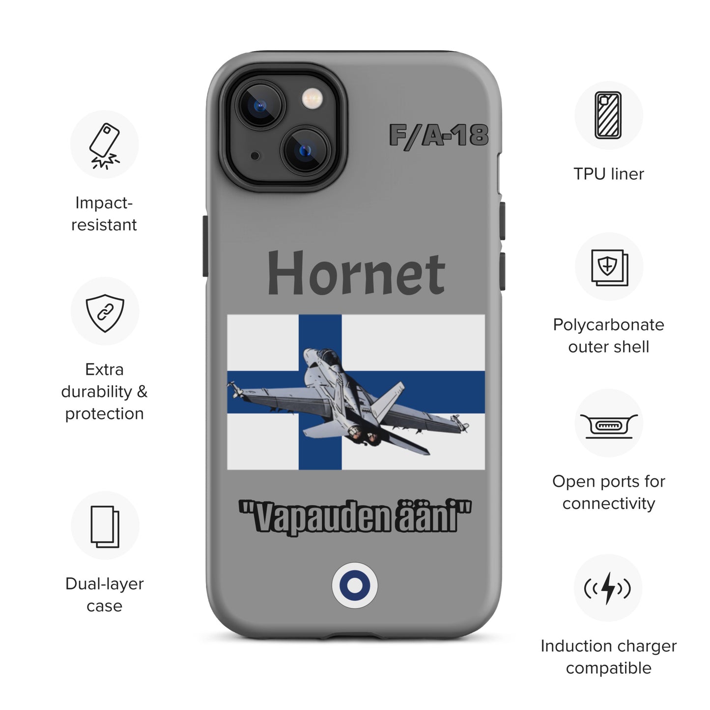 Finnish Hornet Patriot iPhone Case