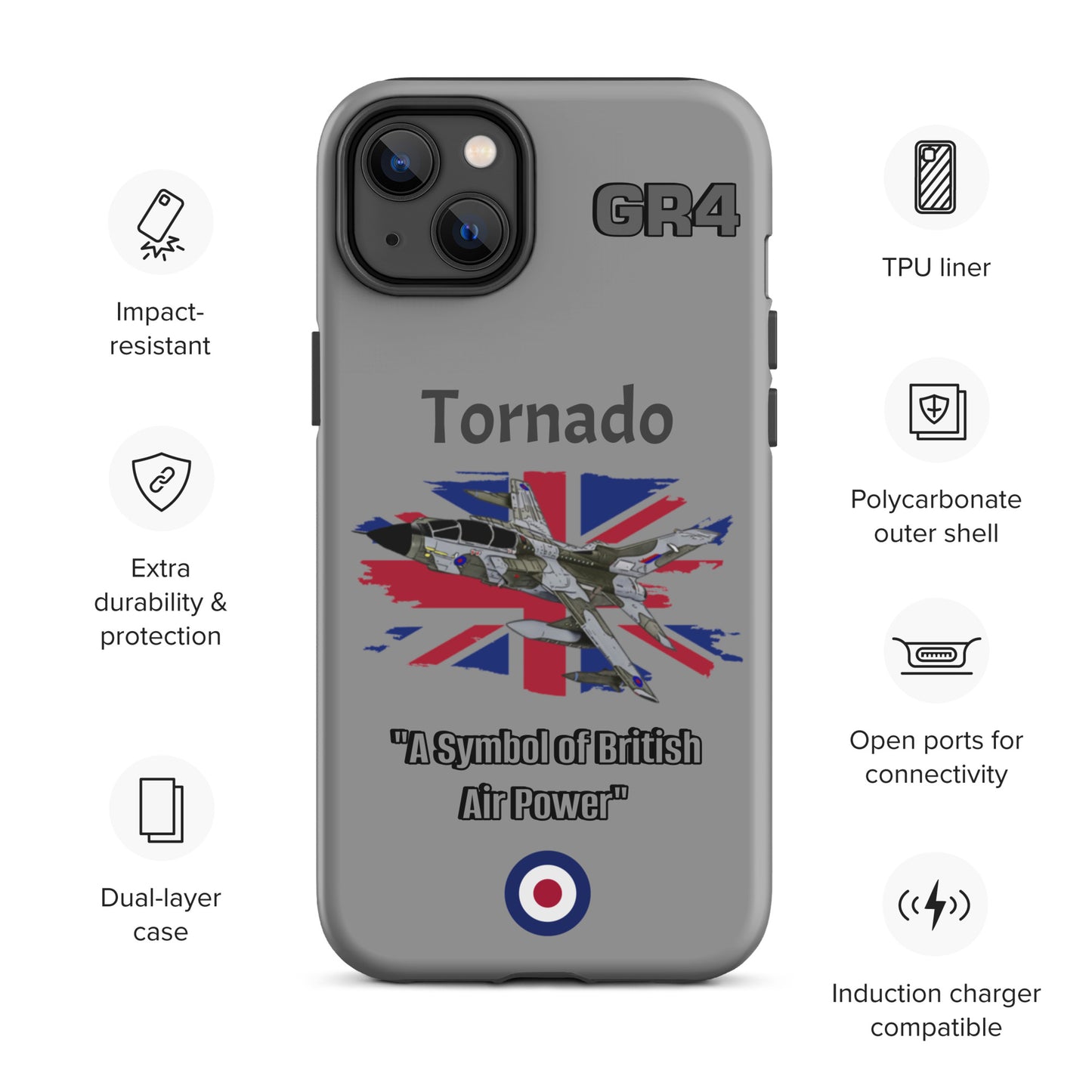 British Camo Tornado Patriot iPhone Case