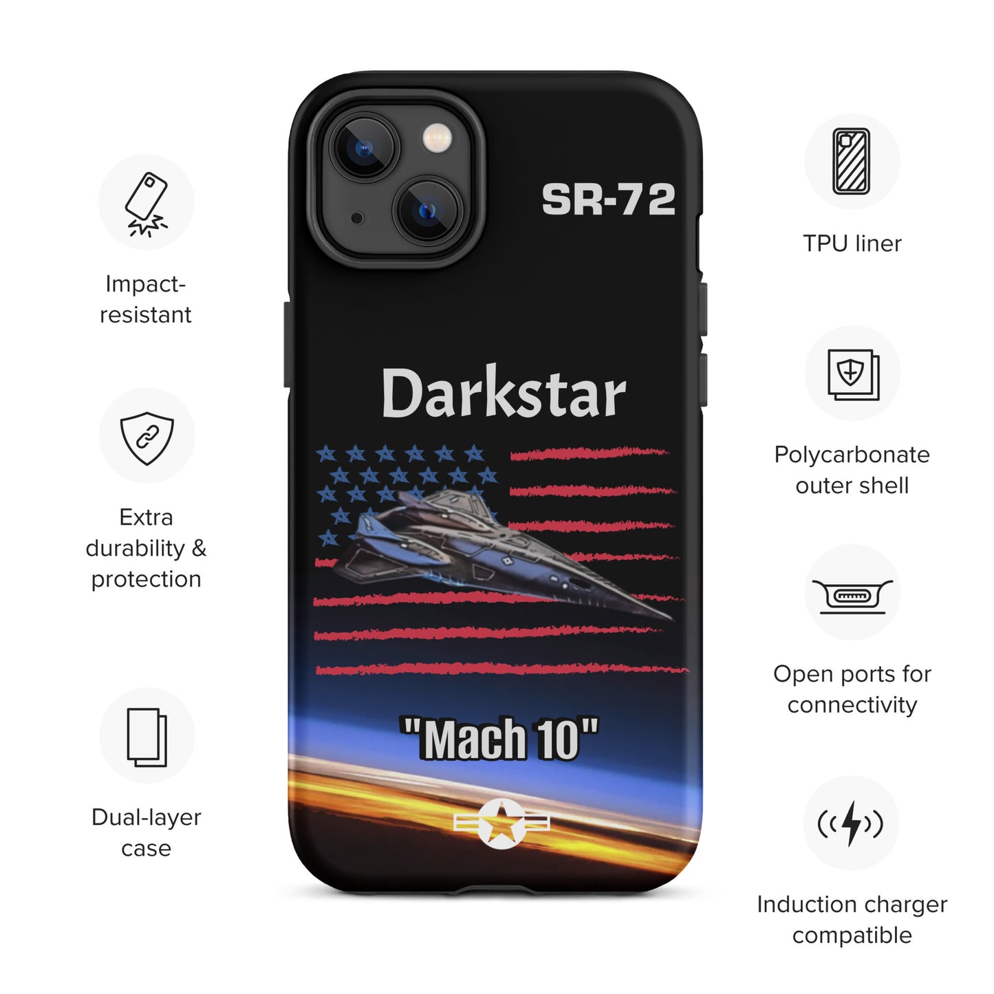Darkstar Patriot iPhone Case