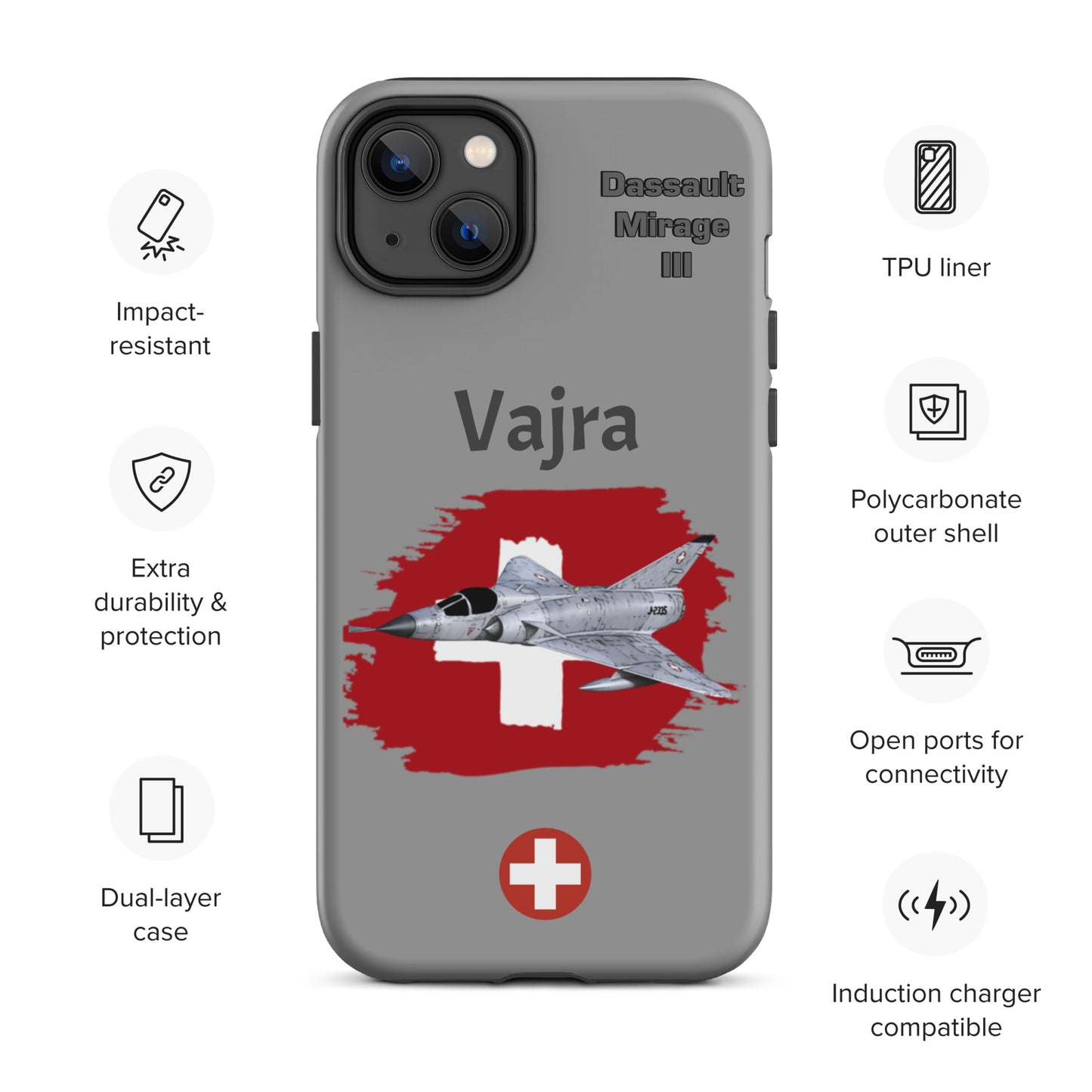 Swiss Mirage Patriot iPhone Case