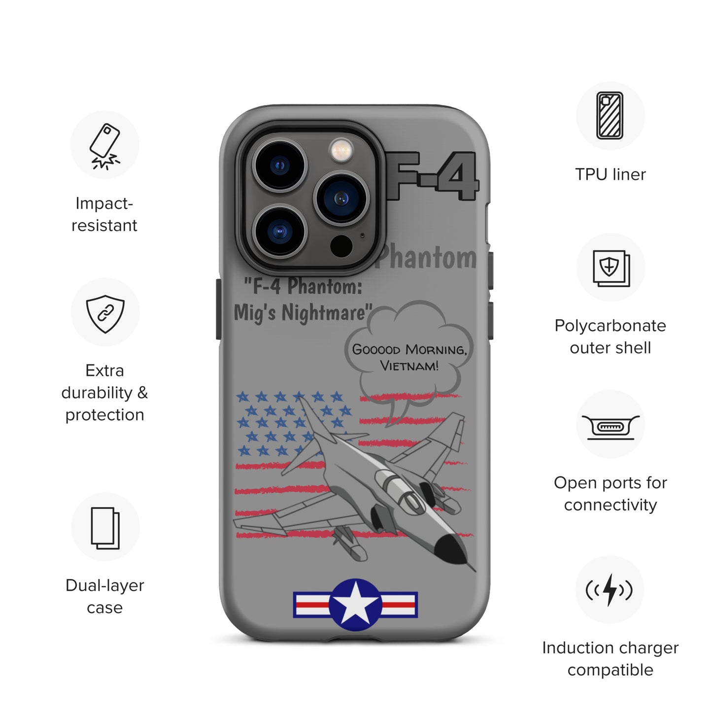 Patriot Phantom iPhone Case