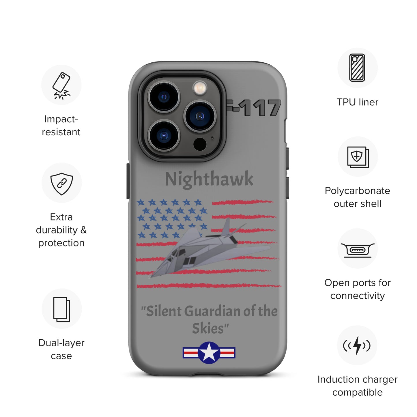 Nighthawk Patriot iPhone Case