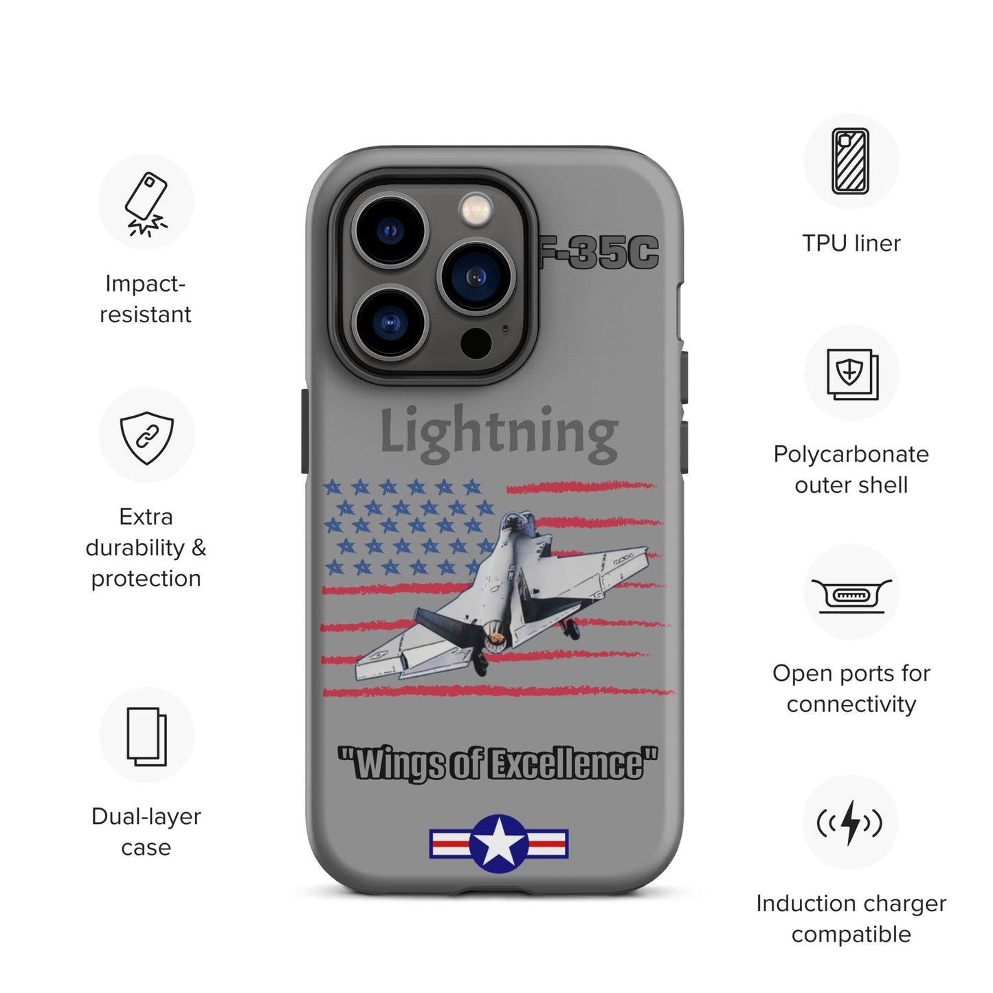 Wings Of Excellence iPhone Case
