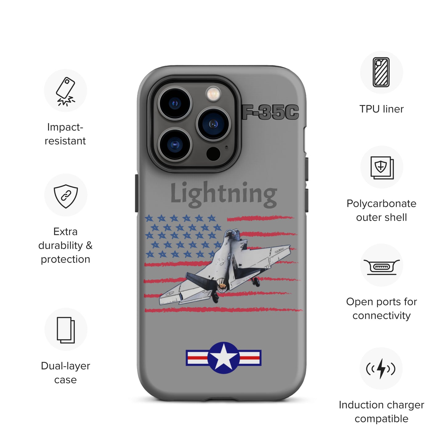 Wings Of Excellence iPhone Case (Without Quotes)
