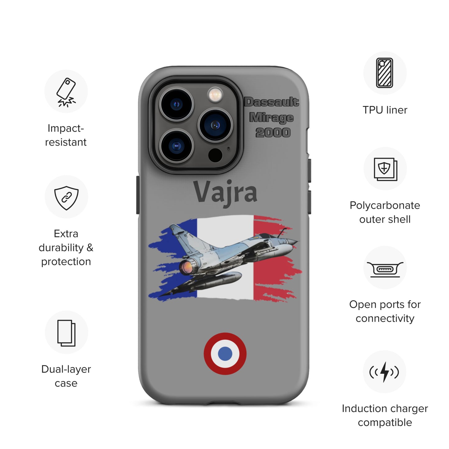 Mirage Patriot iPhone Case (Without Quotes)