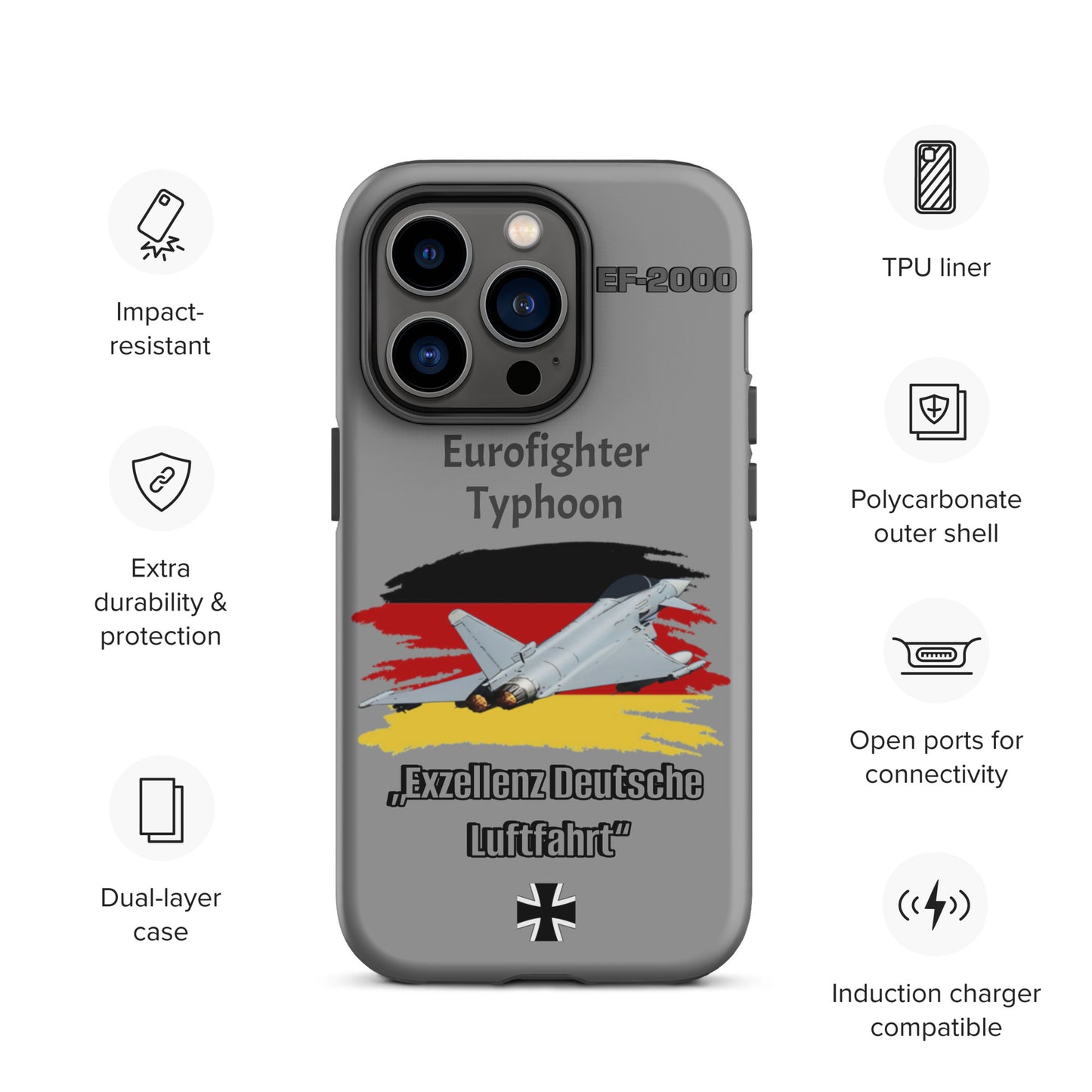 German Typhoon Patriot iPhone Case