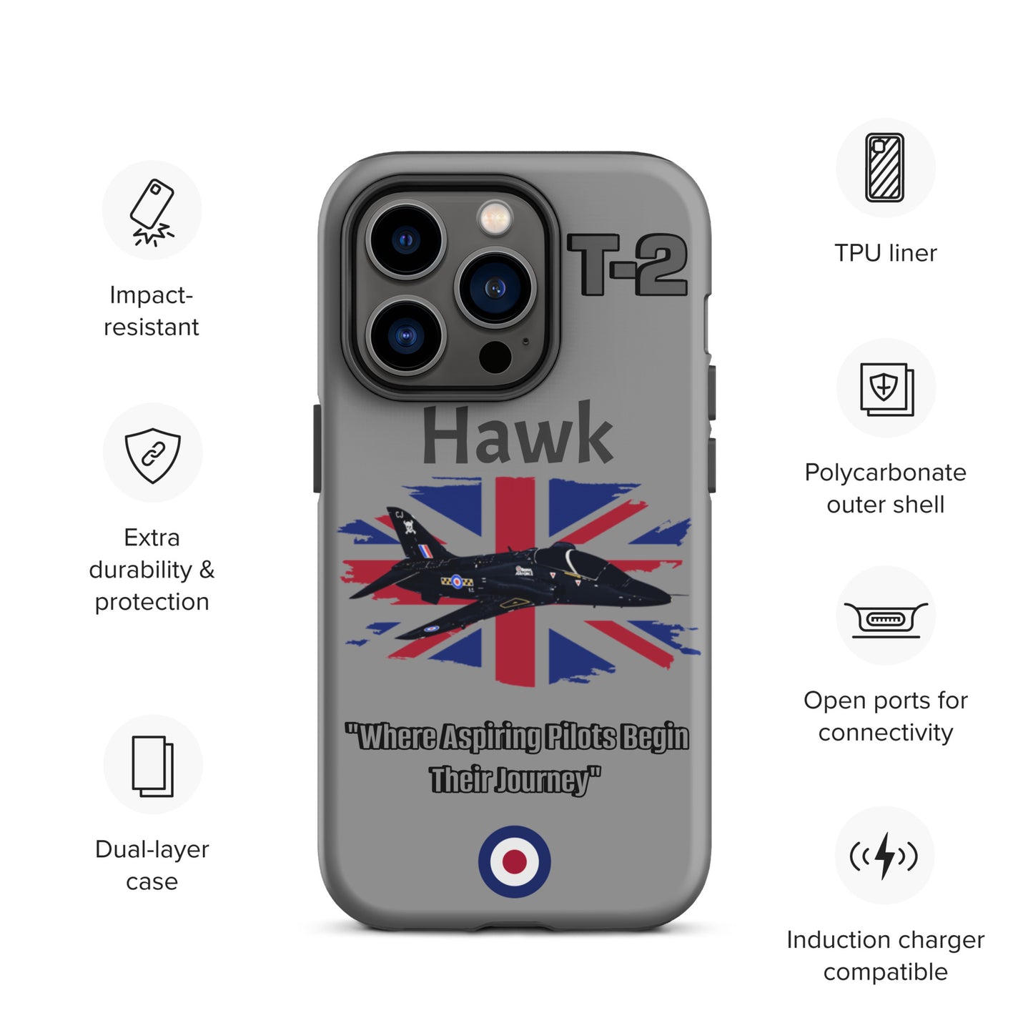 Hawk Patriot iPhone Case