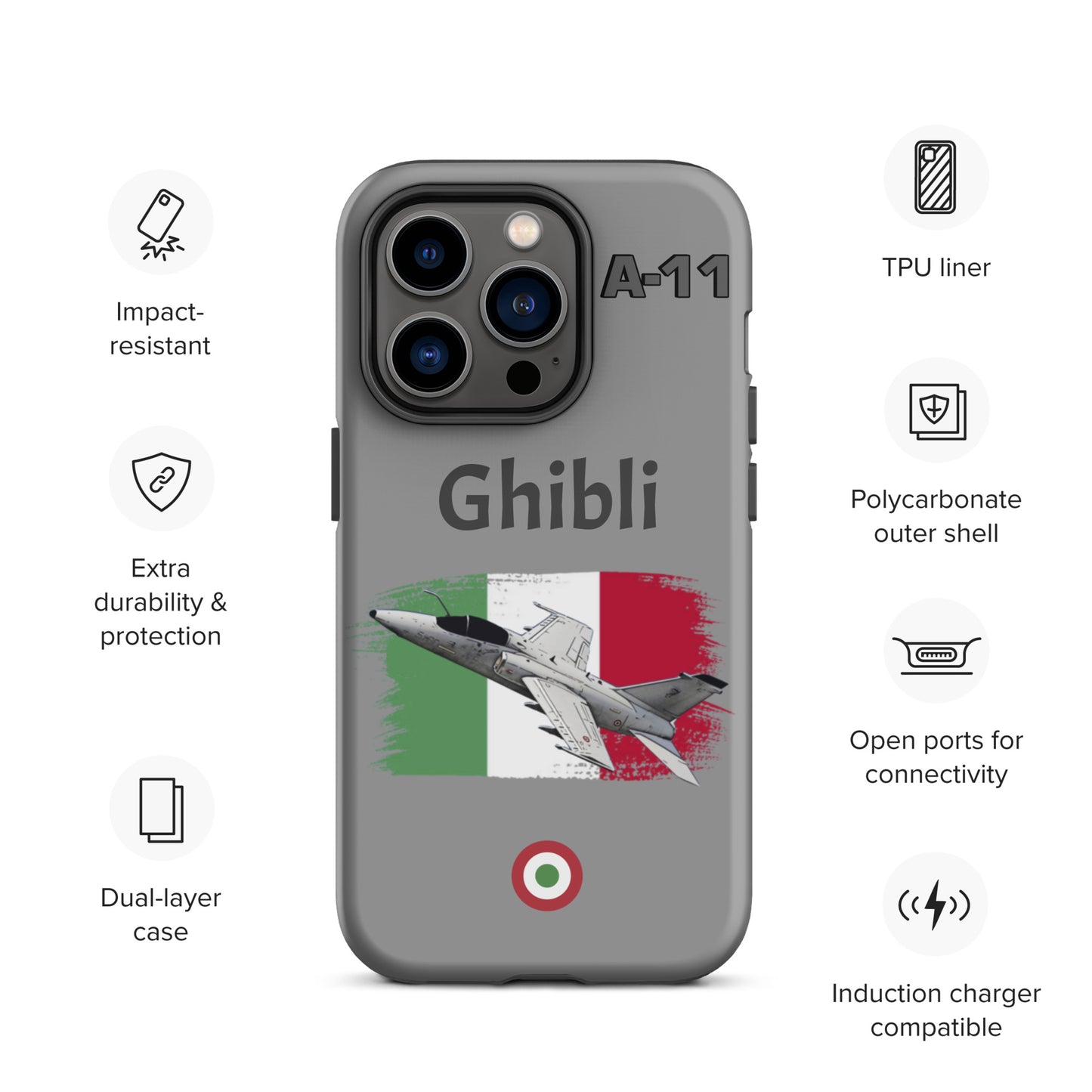 Ghibli Patriot iPhone Case (Without Quotes)