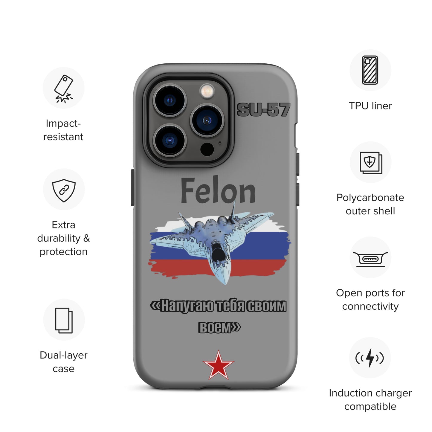 Felon Patriot iPhone Case