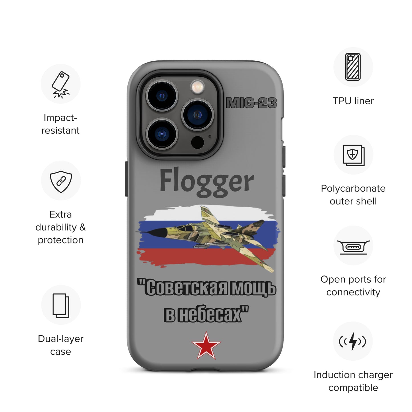 Flogger Patriot iPhone Case