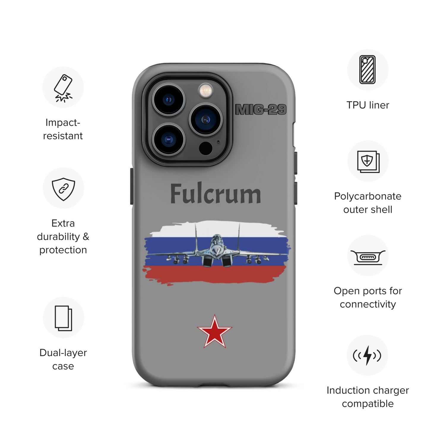 Fulcrum Patriot iPhone Case (Without Quotes)