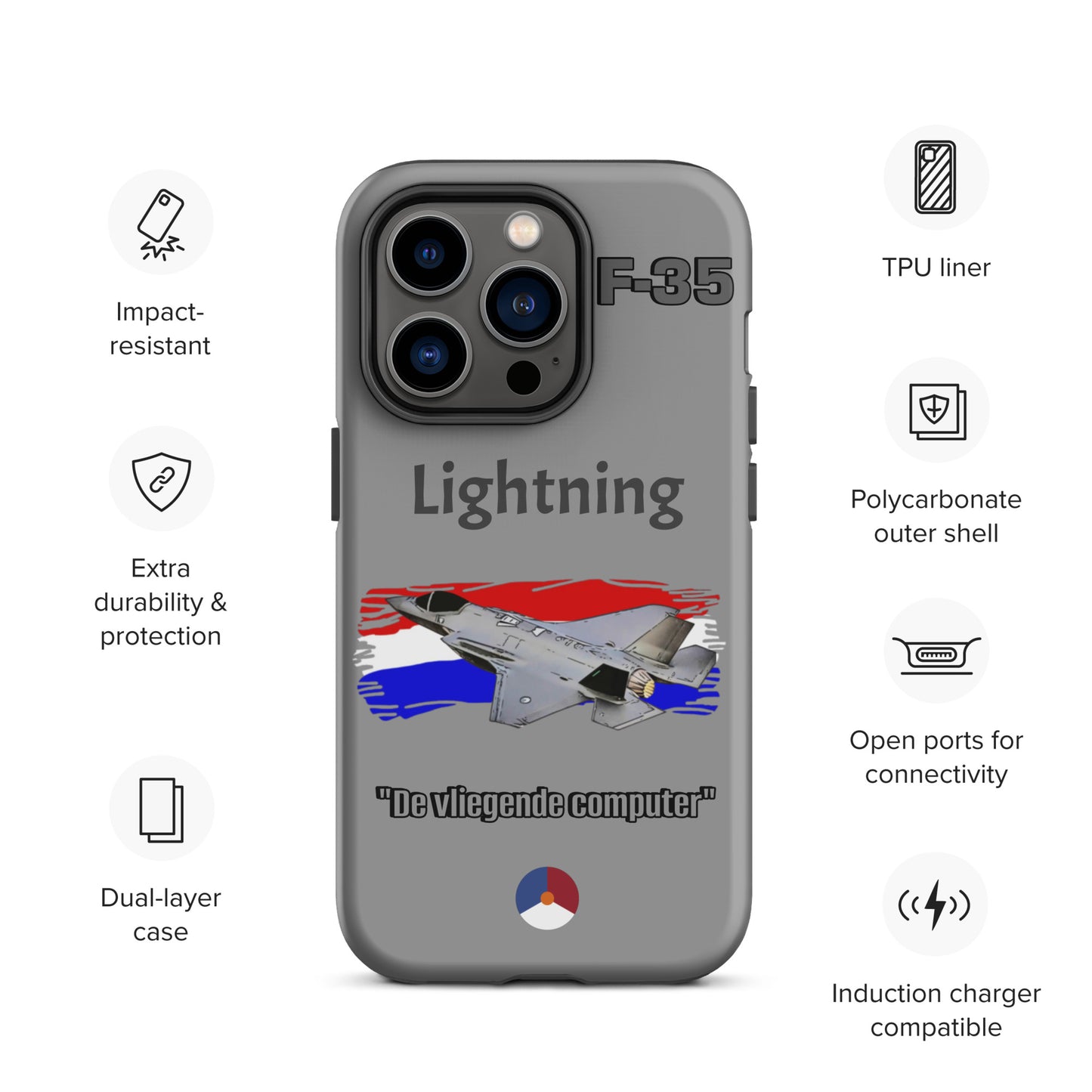 Dutch Lightning Patriot iPhone Case