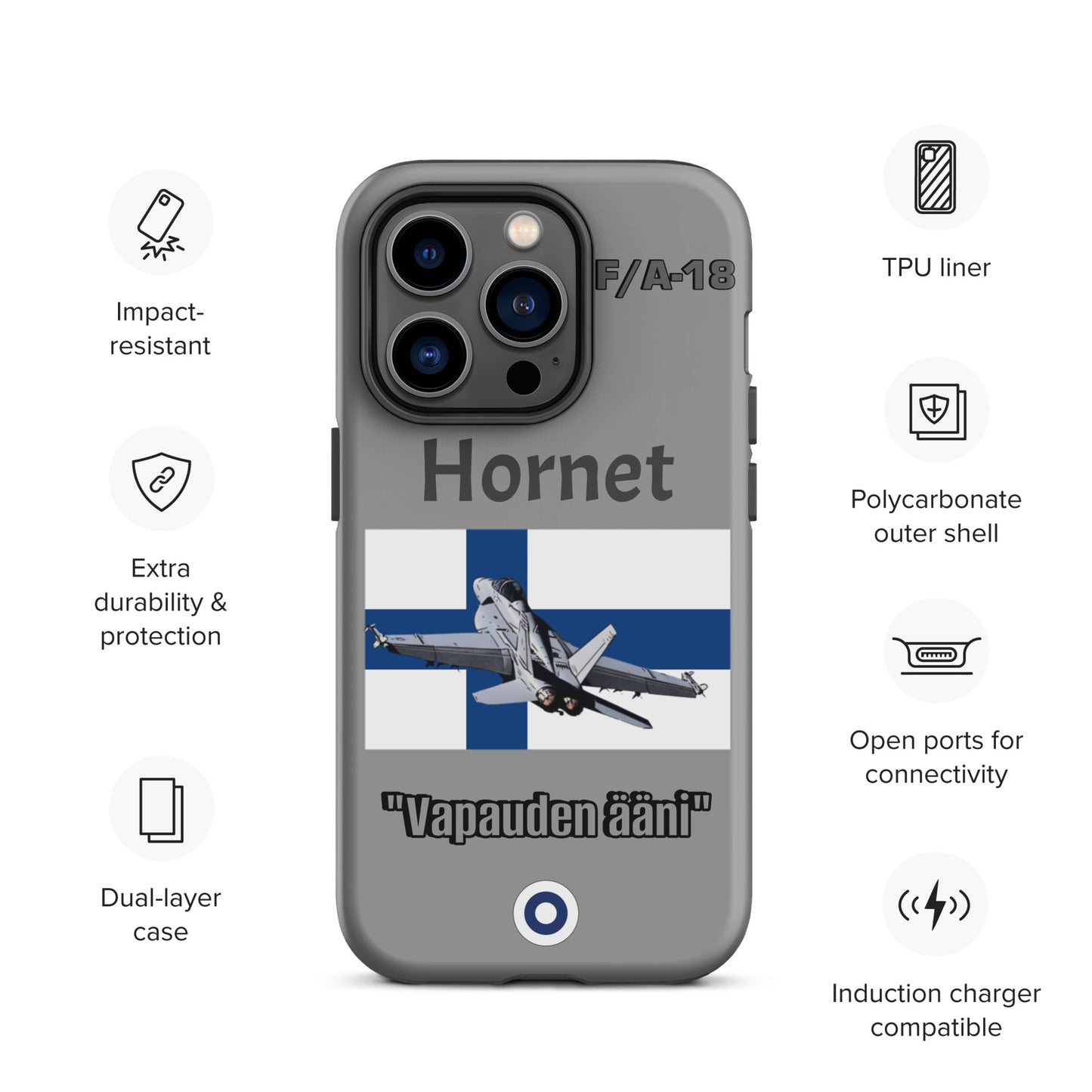 Finnish Hornet Patriot iPhone Case