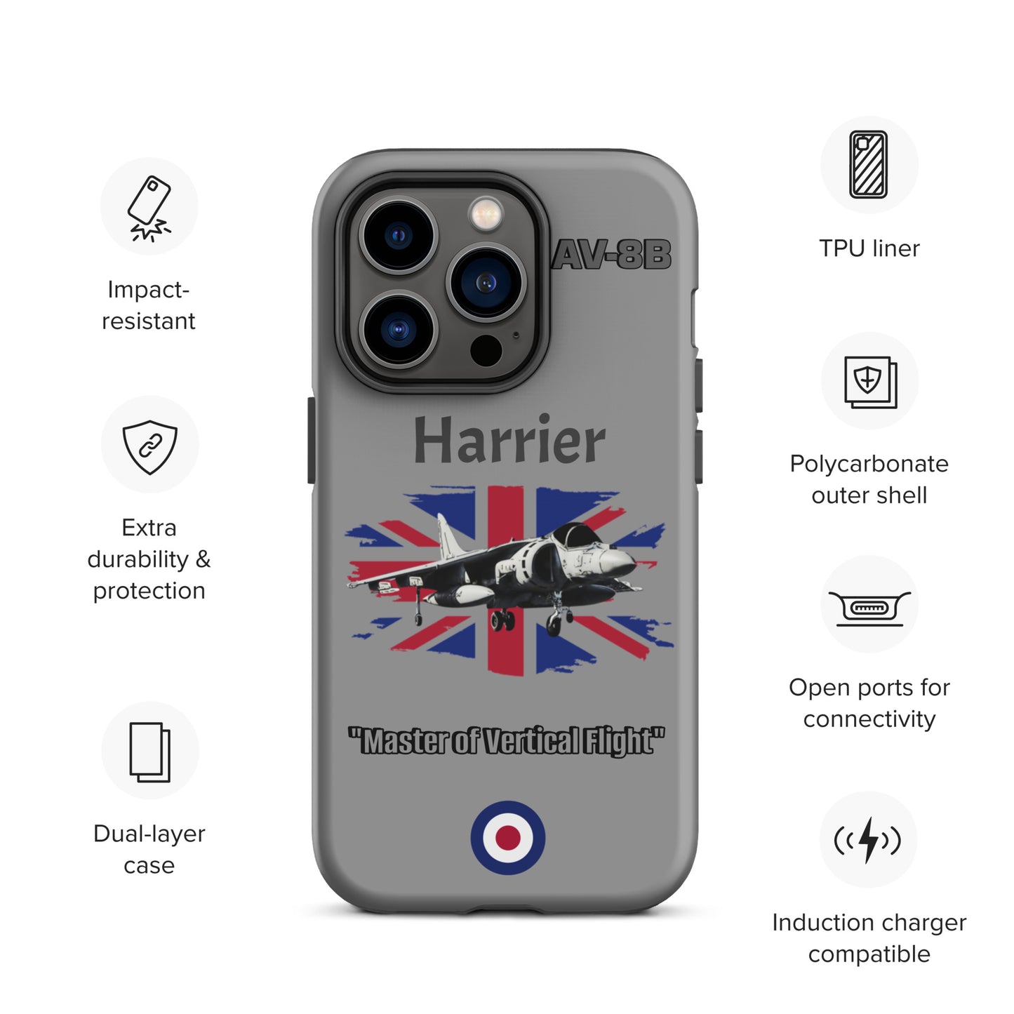 British Harrier Patriot iPhone Case