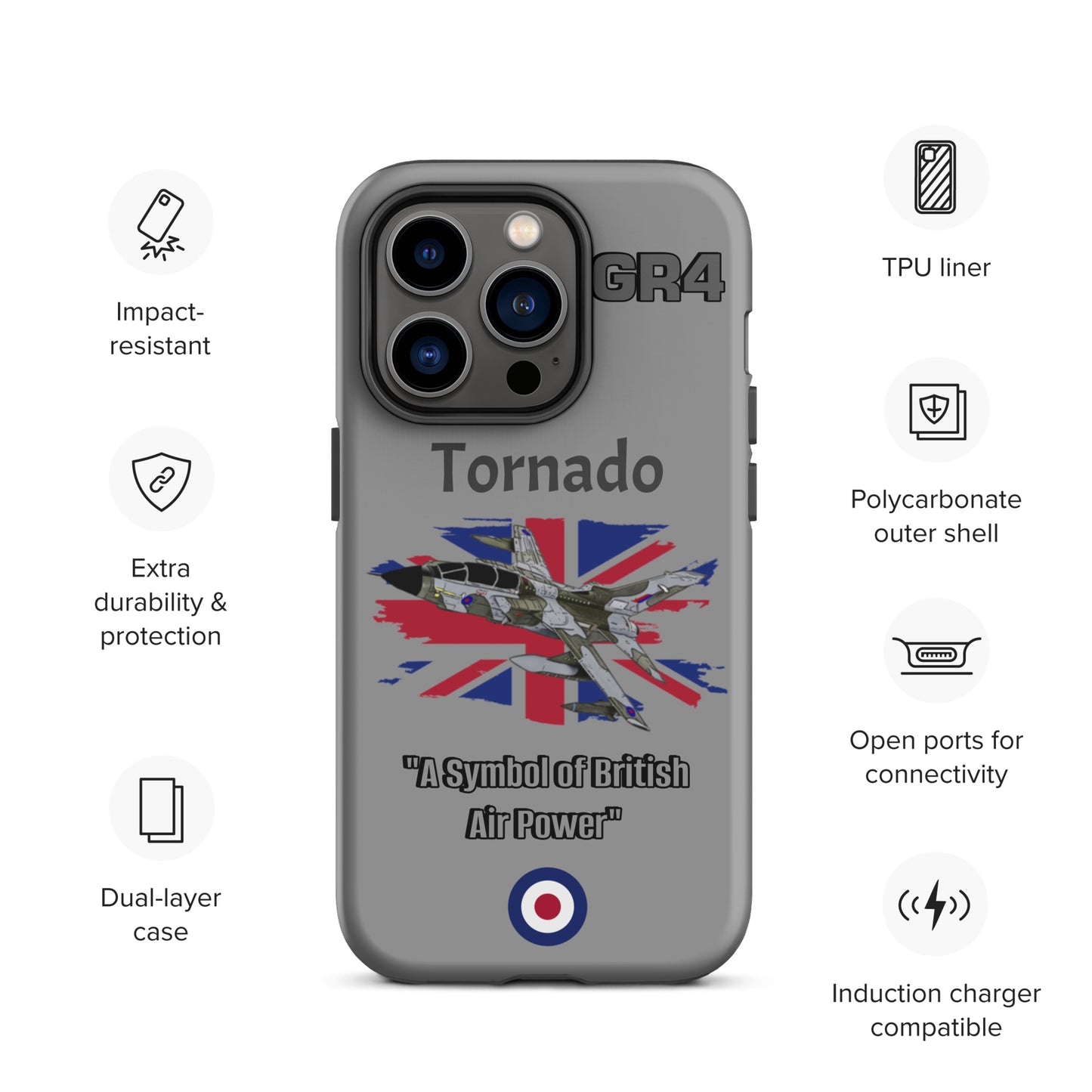 British Camo Tornado Patriot iPhone Case