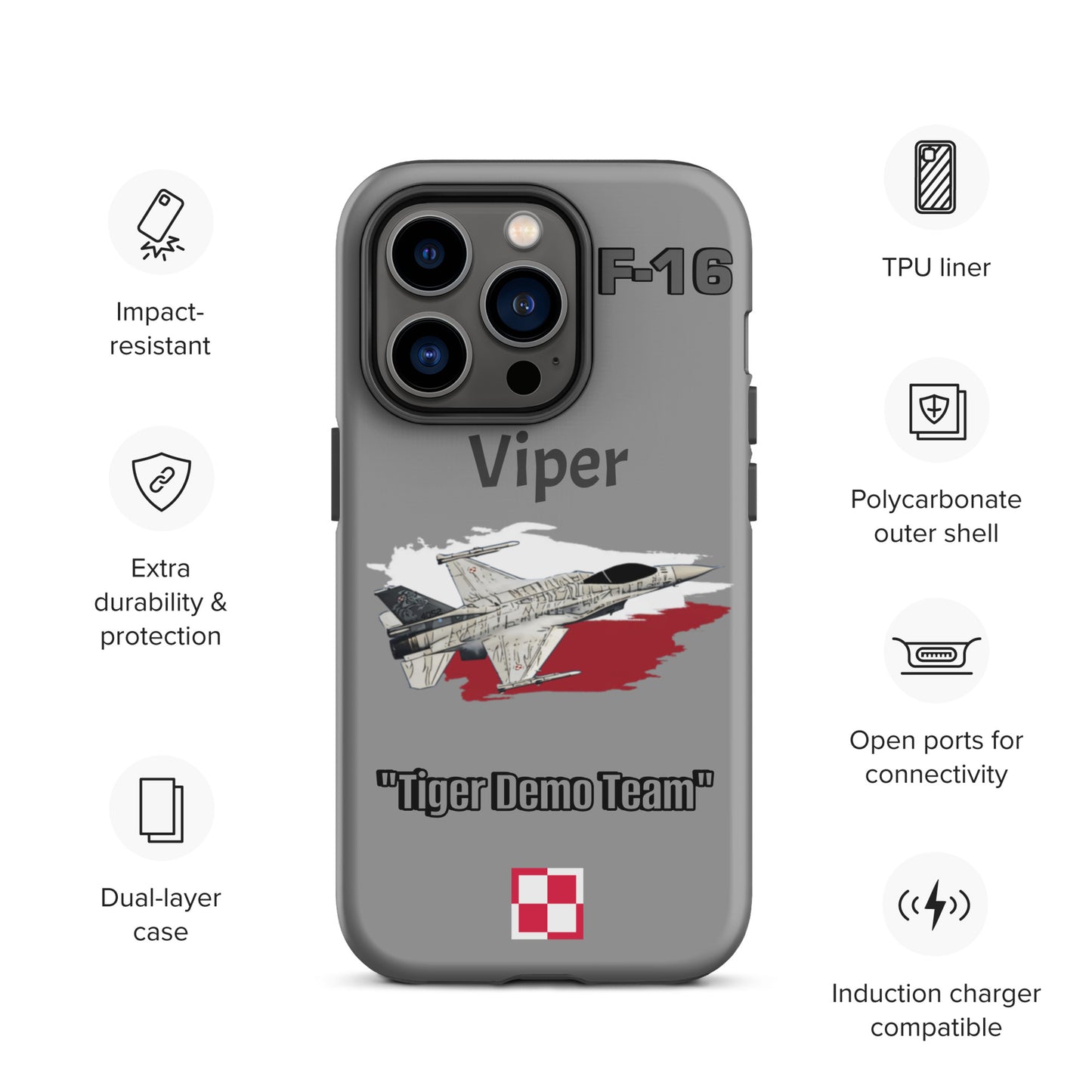 Poland Tiger Demo Team iPhone Case