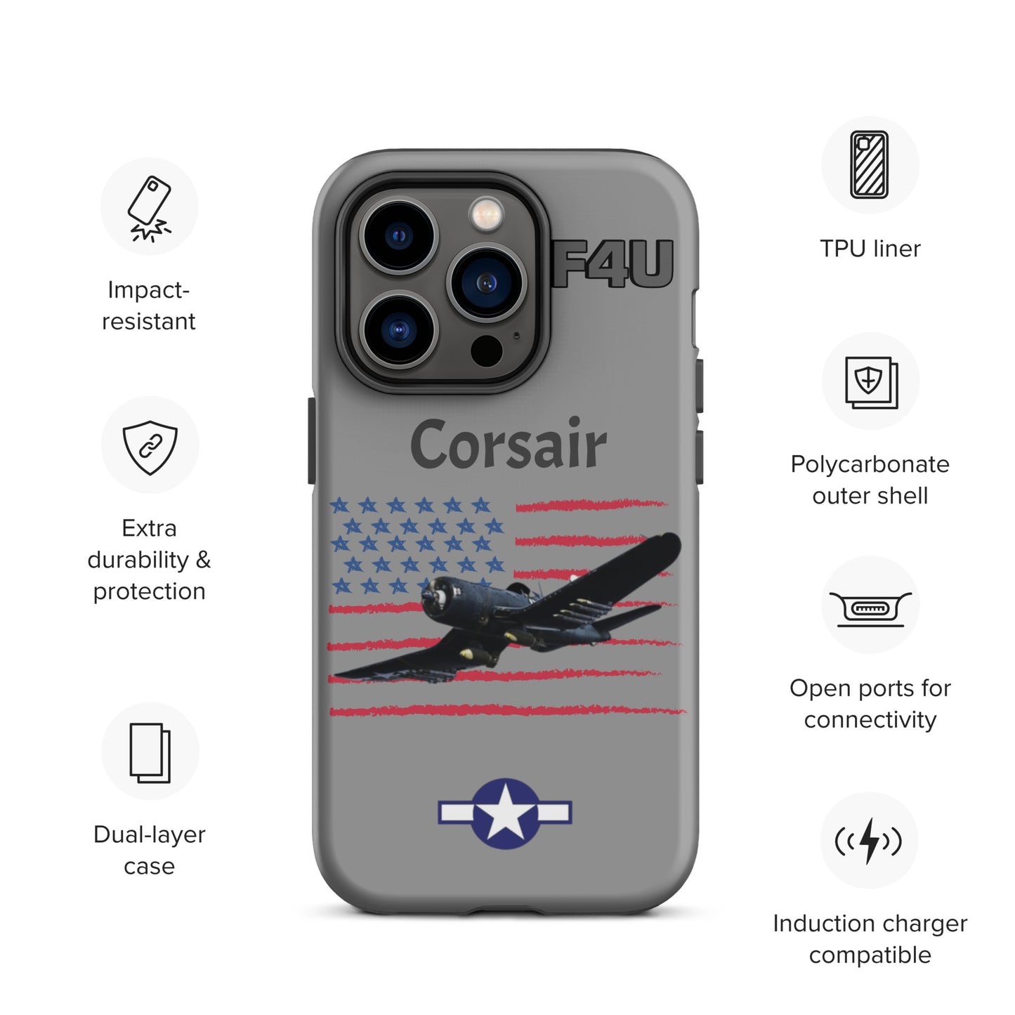WWII Corsair Patriot iPhone Case