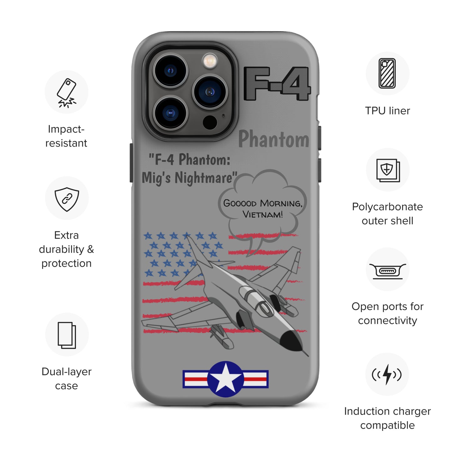 Patriot Phantom iPhone Case