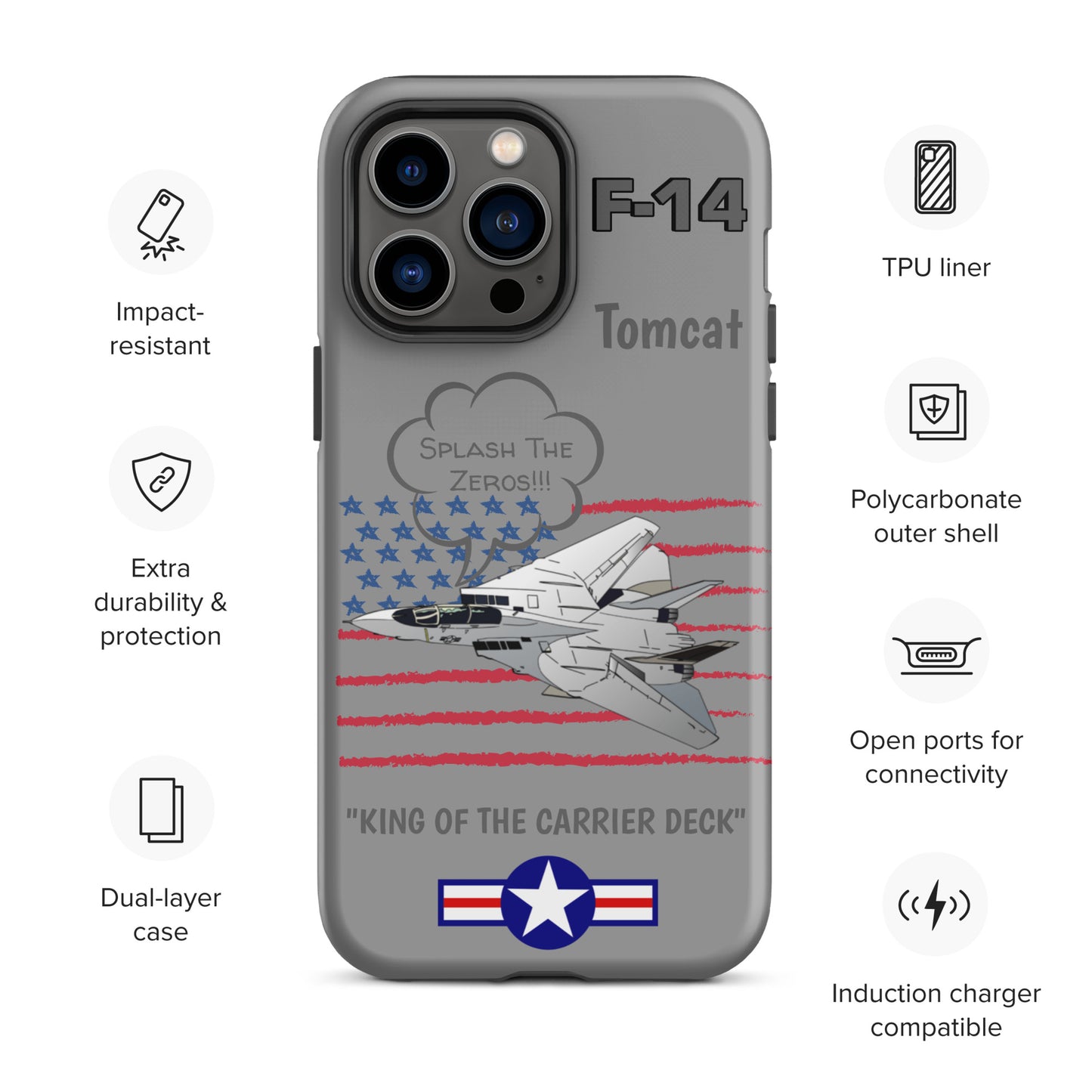 Patriot Tomcat iPhone Case