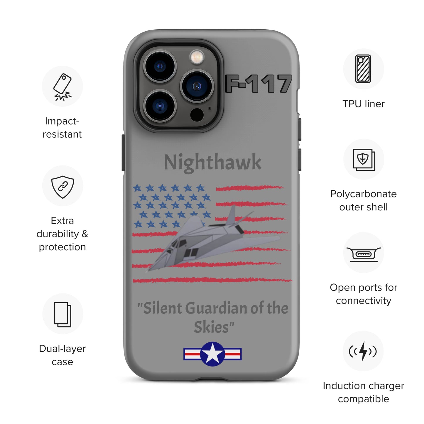 Nighthawk Patriot iPhone Case
