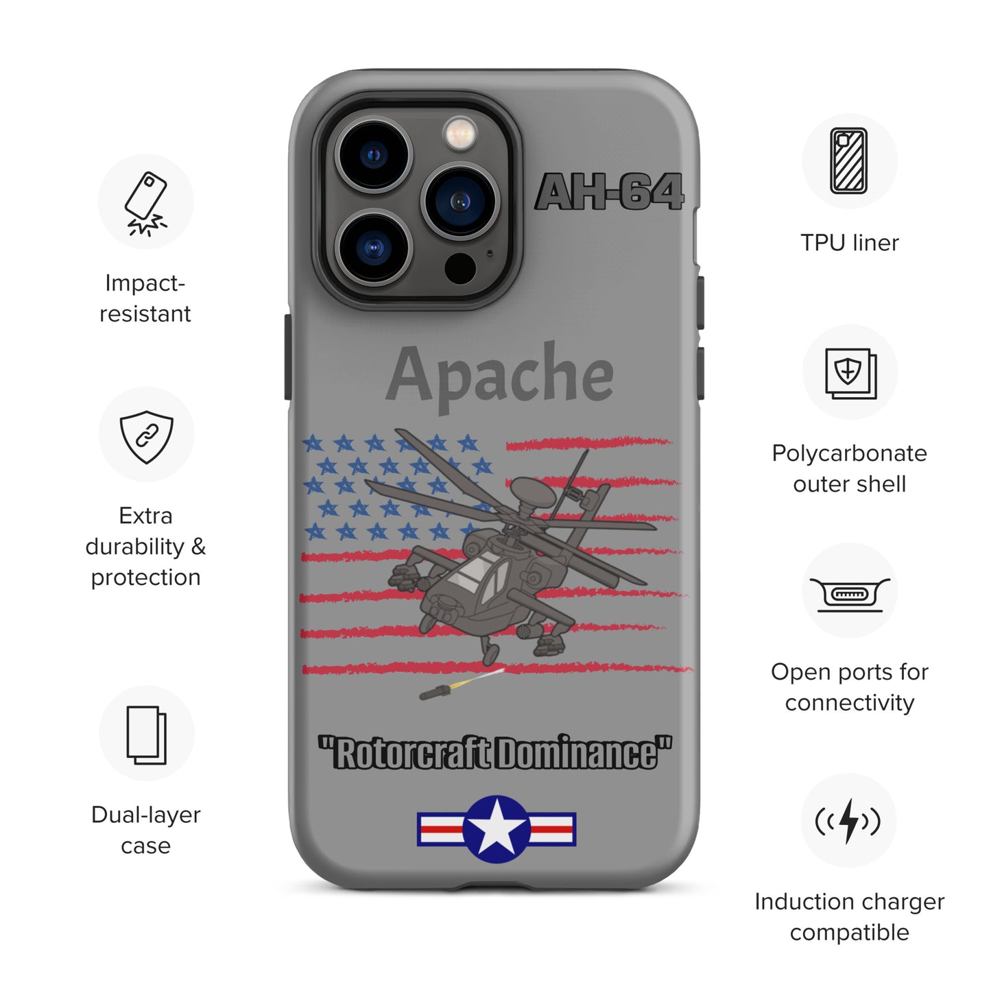 Apache Patriot iPhone Case