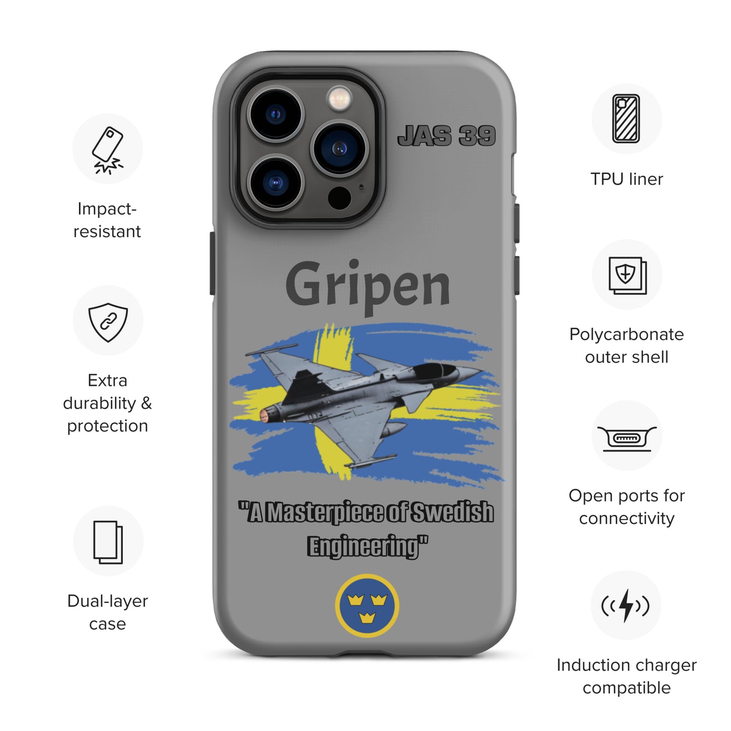 Gripen Patriot iPhone Case