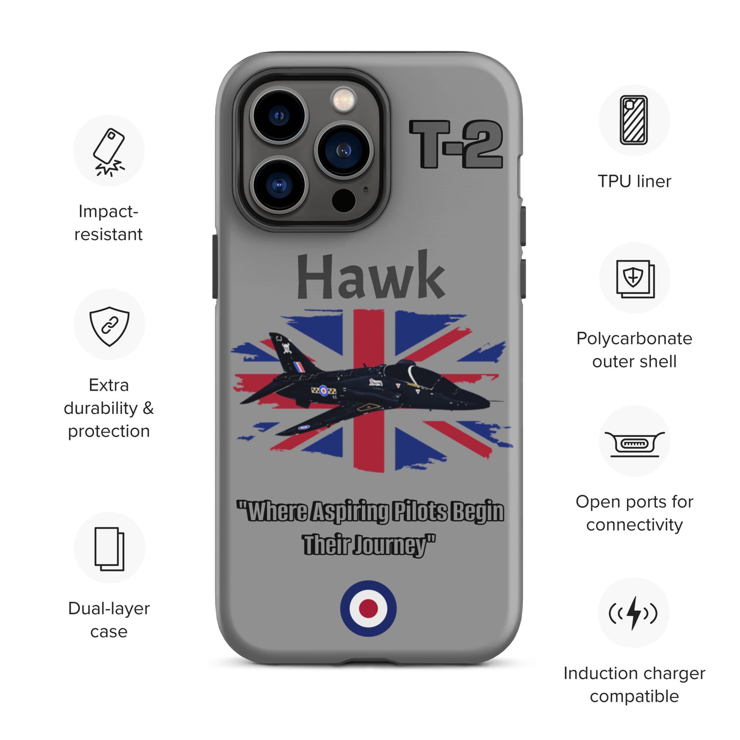 Hawk Patriot iPhone Case