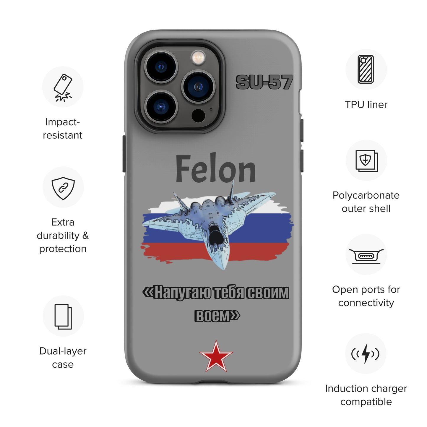 Felon Patriot iPhone Case