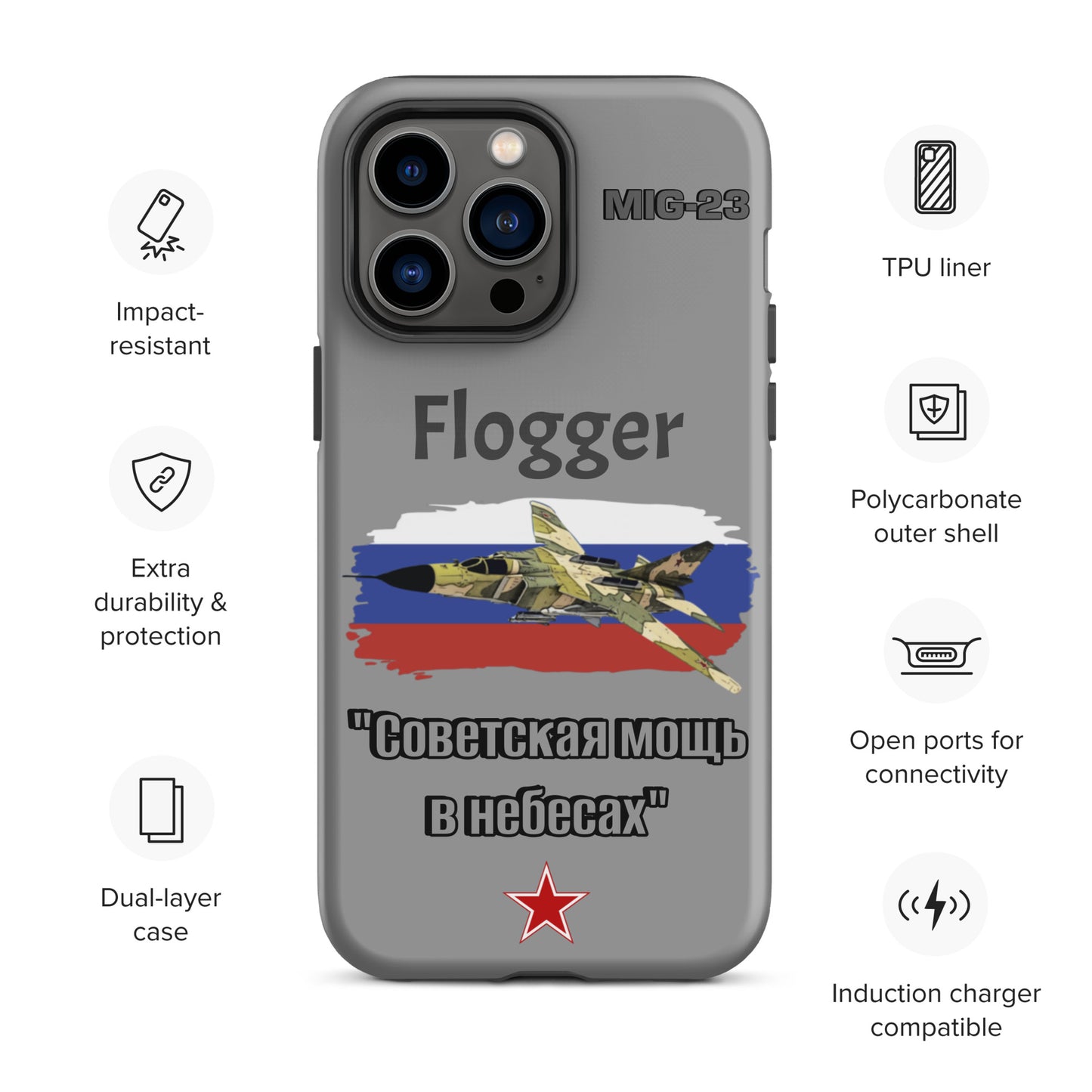 Flogger Patriot iPhone Case