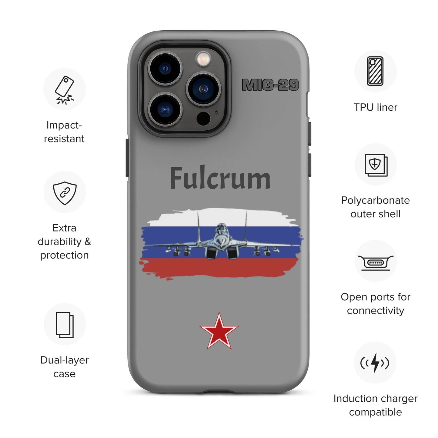 Fulcrum Patriot iPhone Case (Without Quotes)