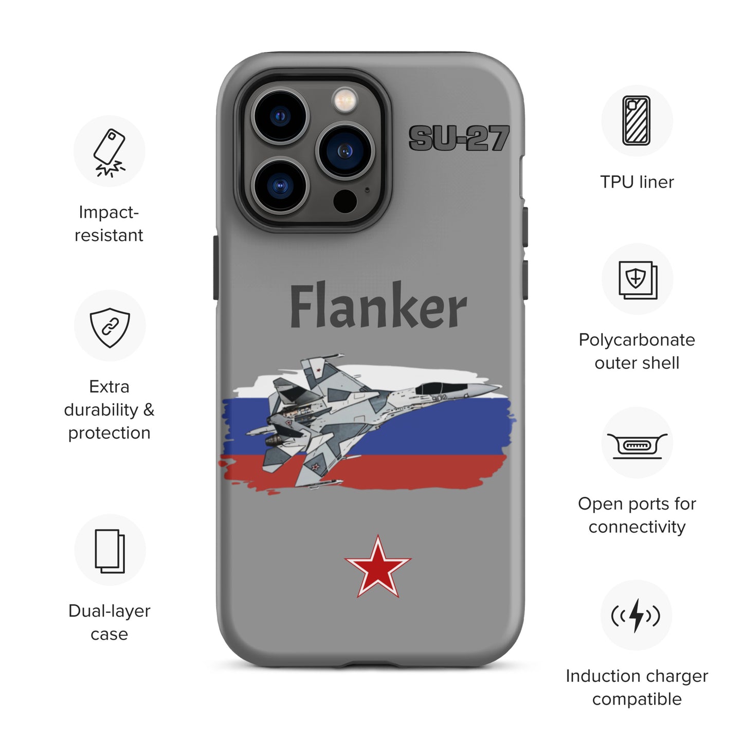 Flanker Patriot iPhone Case (Without Quotes)