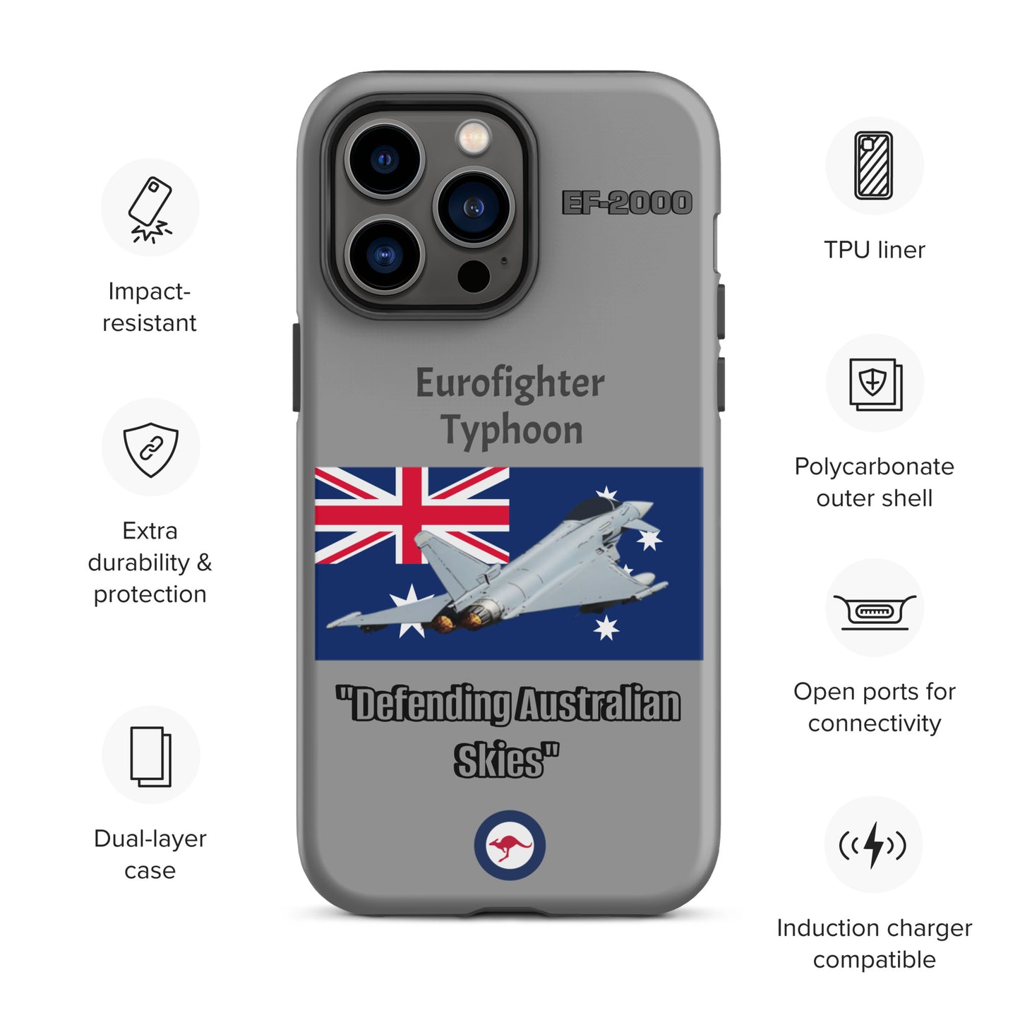 Australian Typhoon Patriot iPhone Case