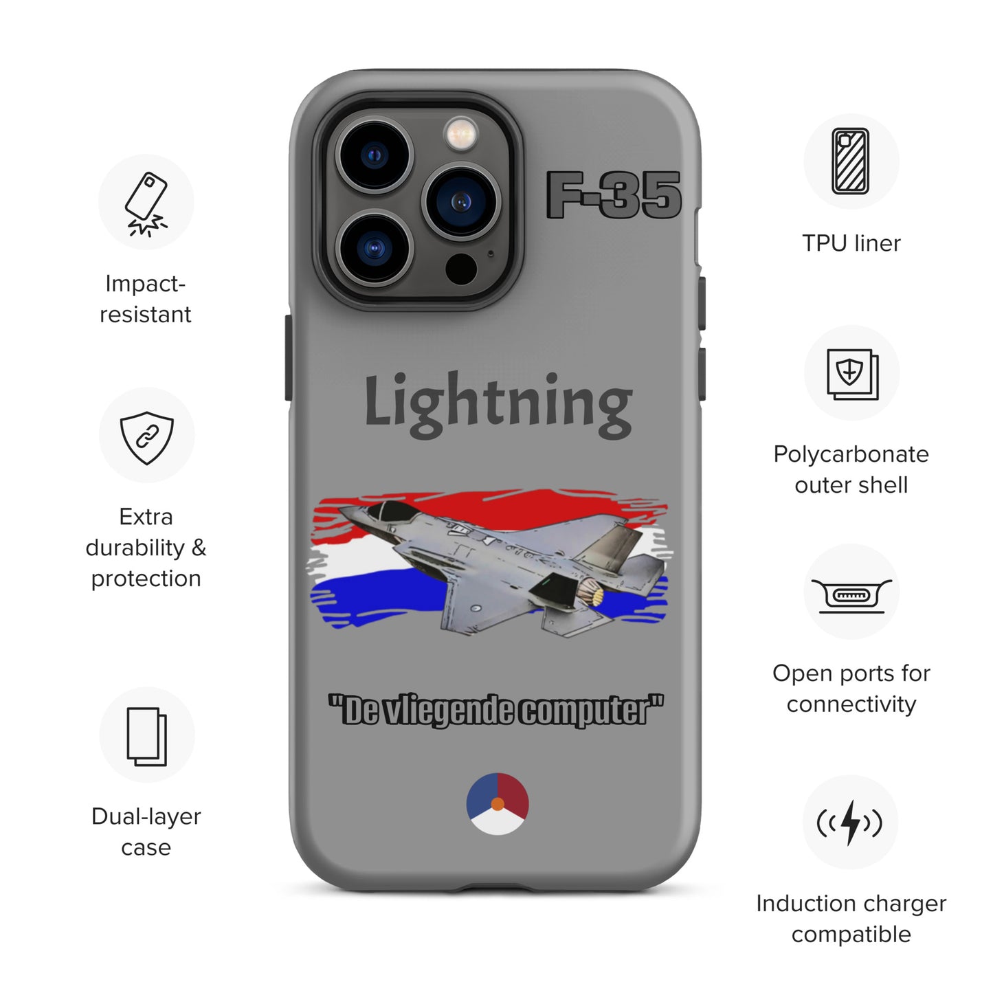 Dutch Lightning Patriot iPhone Case