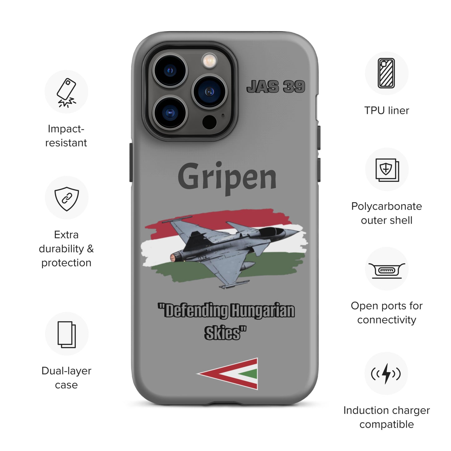 Hungarian Gripen Patriot iPhone Case