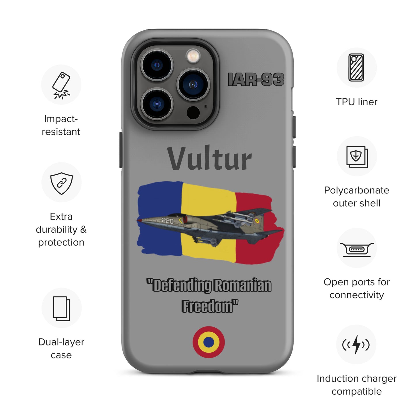 Vultur Patriot iPhone Case