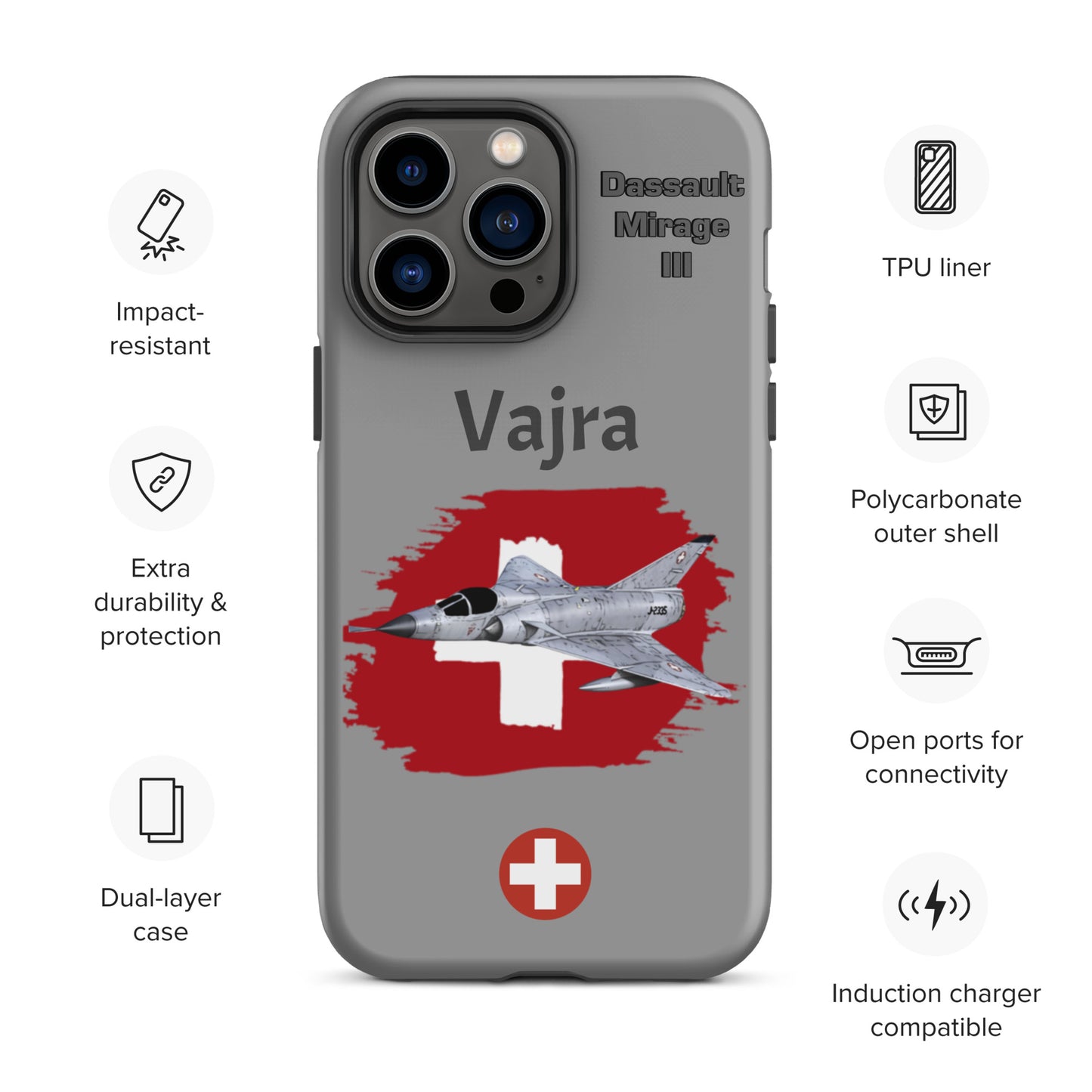 Swiss Mirage Patriot iPhone Case