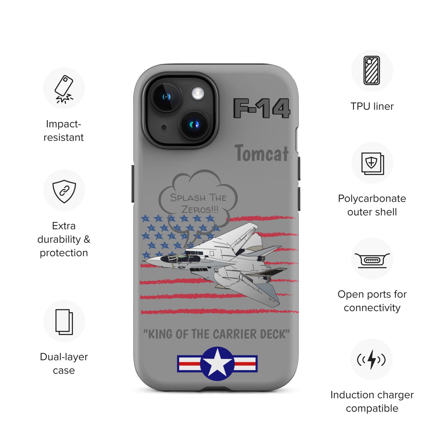 Patriot Tomcat iPhone Case