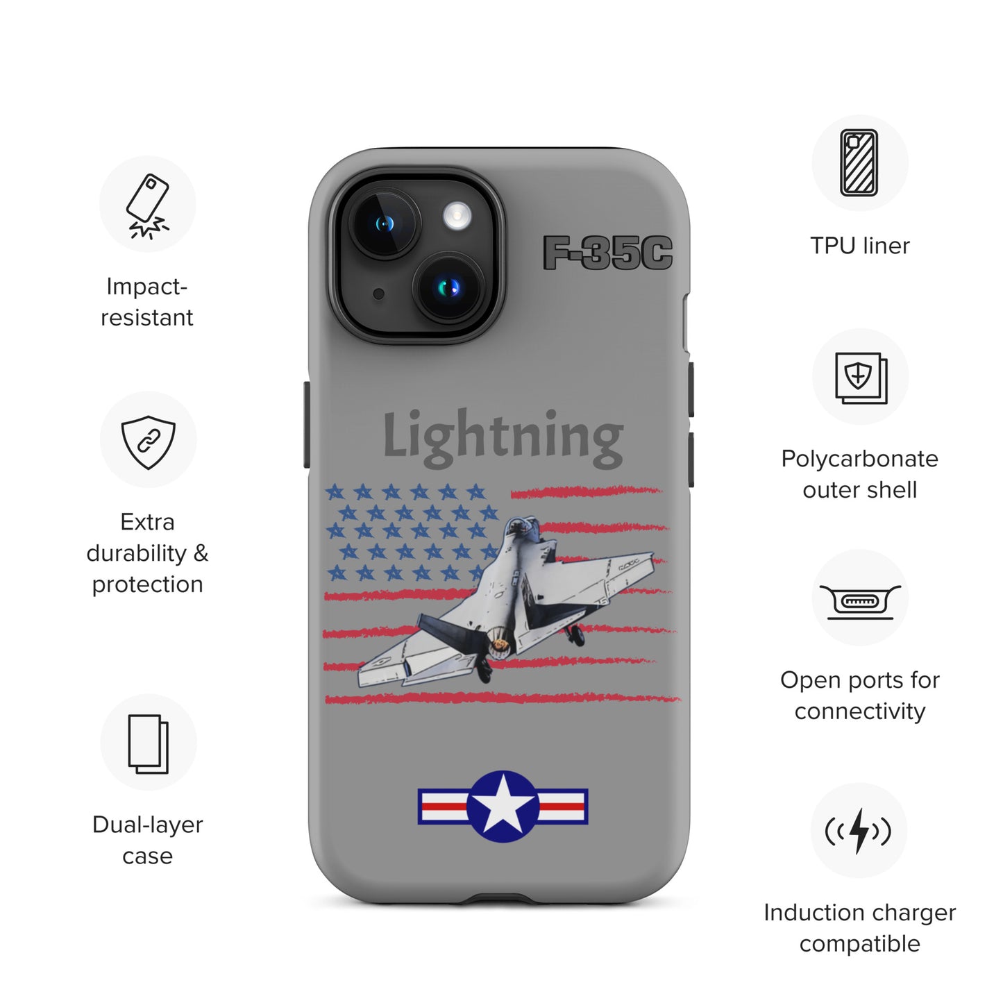 Wings Of Excellence iPhone Case (Without Quotes)