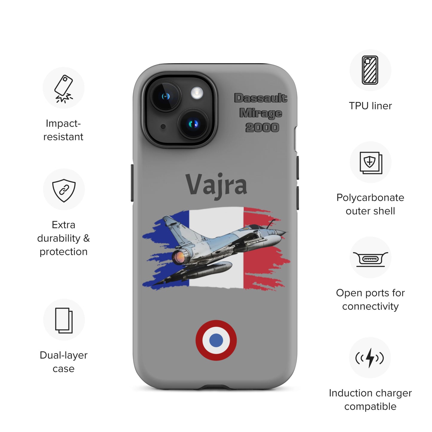 Mirage Patriot iPhone Case (Without Quotes)