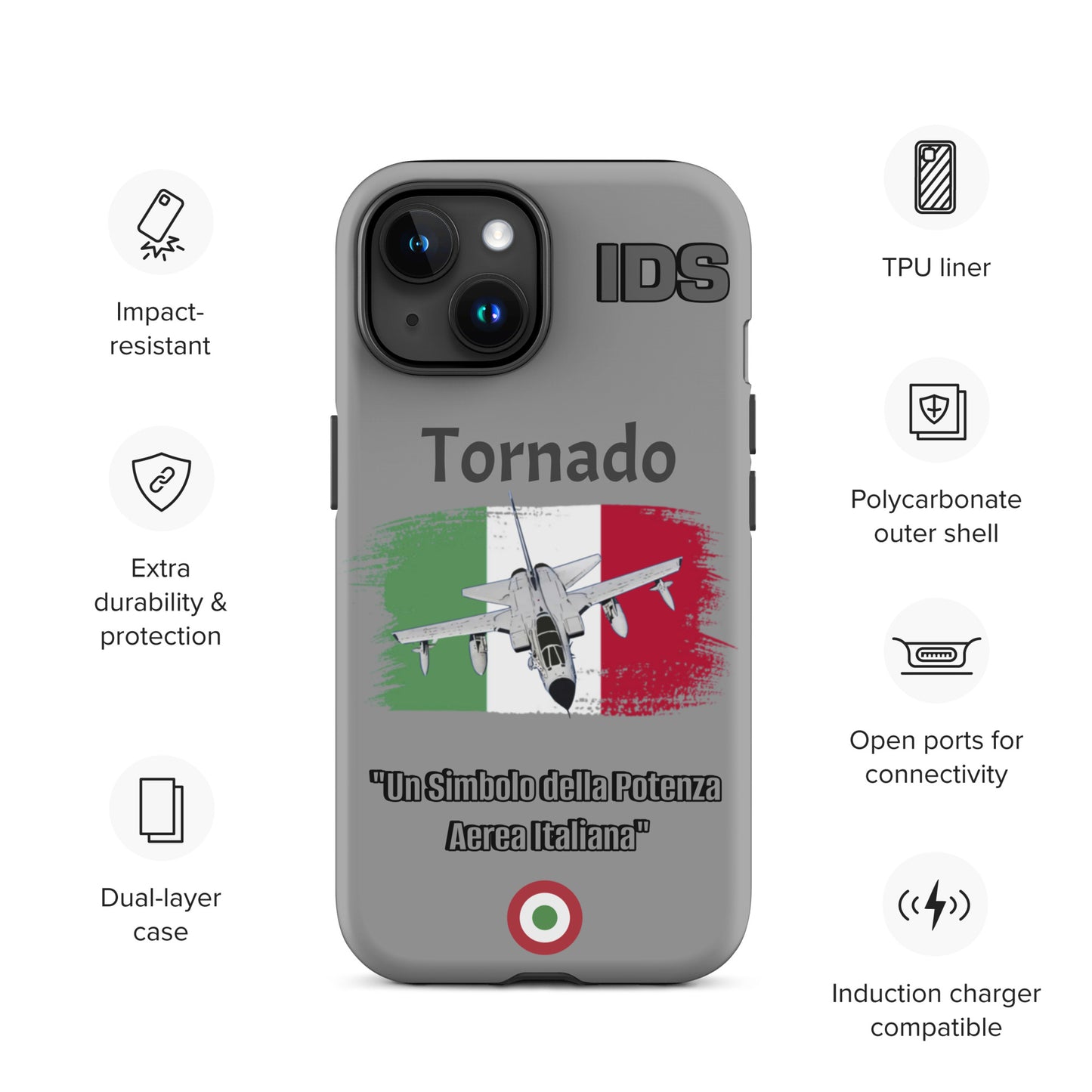 Italian Tornado Patriot iPhone Case