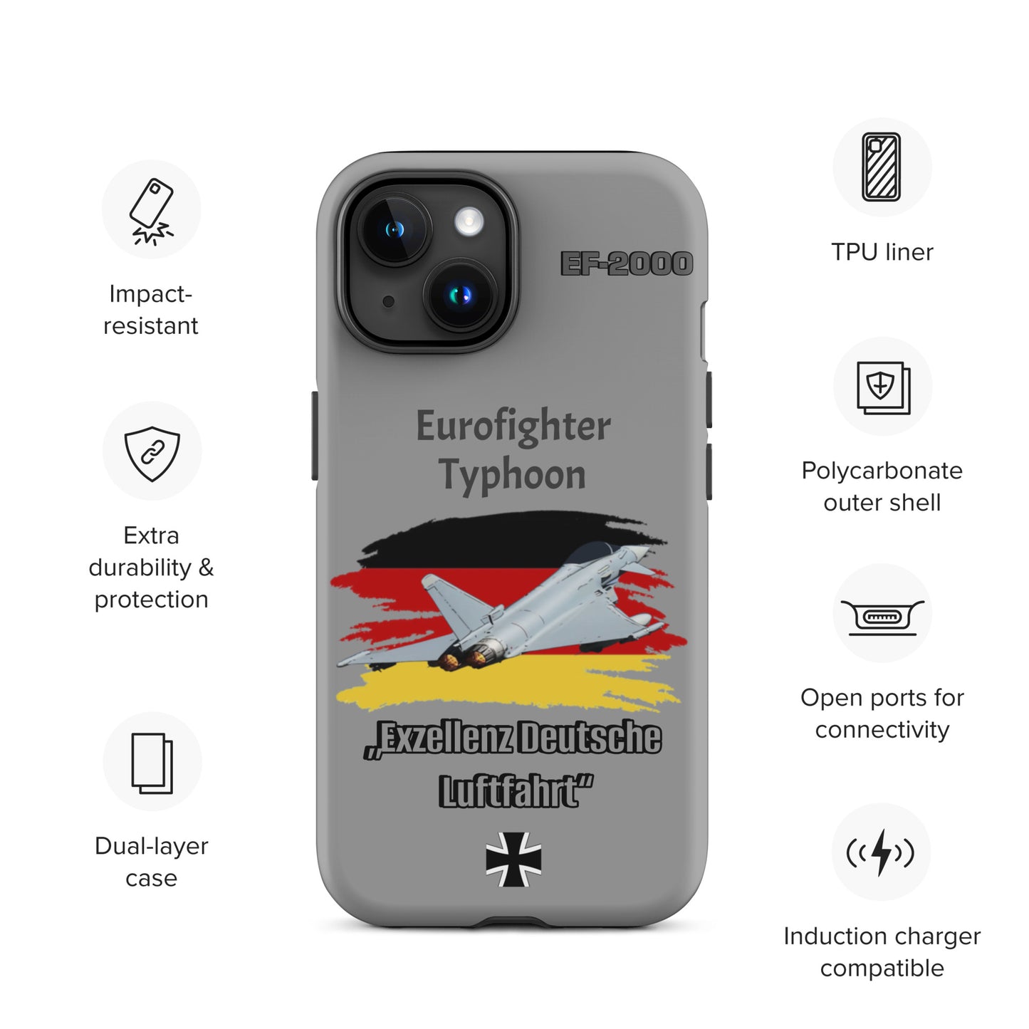 German Typhoon Patriot iPhone Case