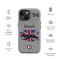 Hawk Patriot iPhone Case (Without Quotes)