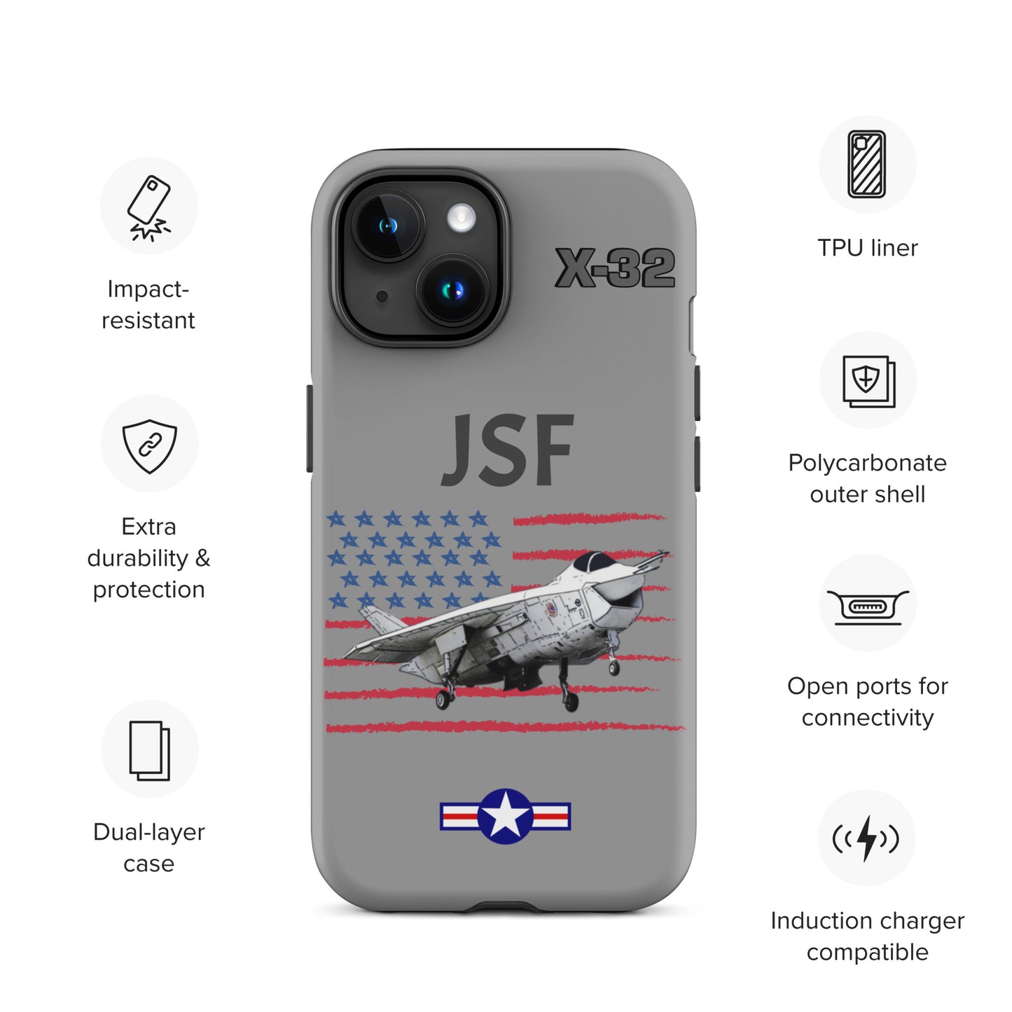 JSF Patriot iPhone Case (Without Quotes)