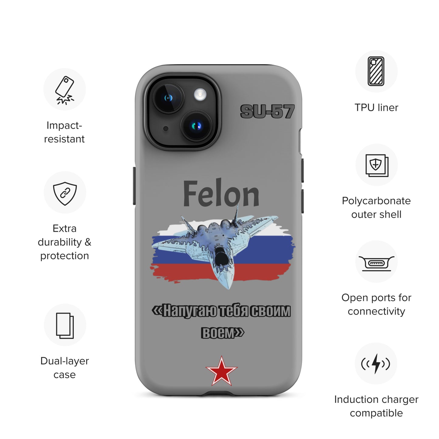 Felon Patriot iPhone Case
