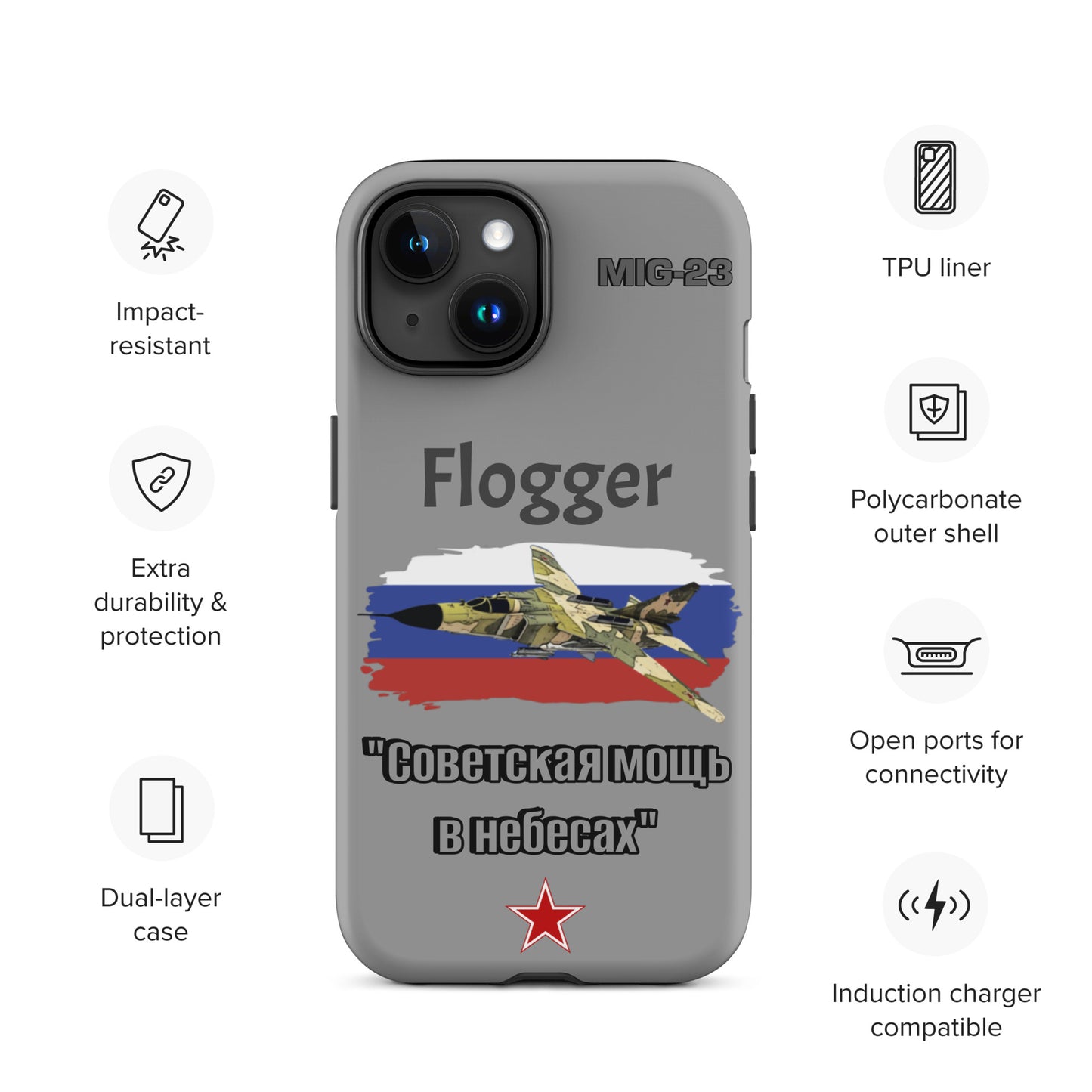 Flogger Patriot iPhone Case