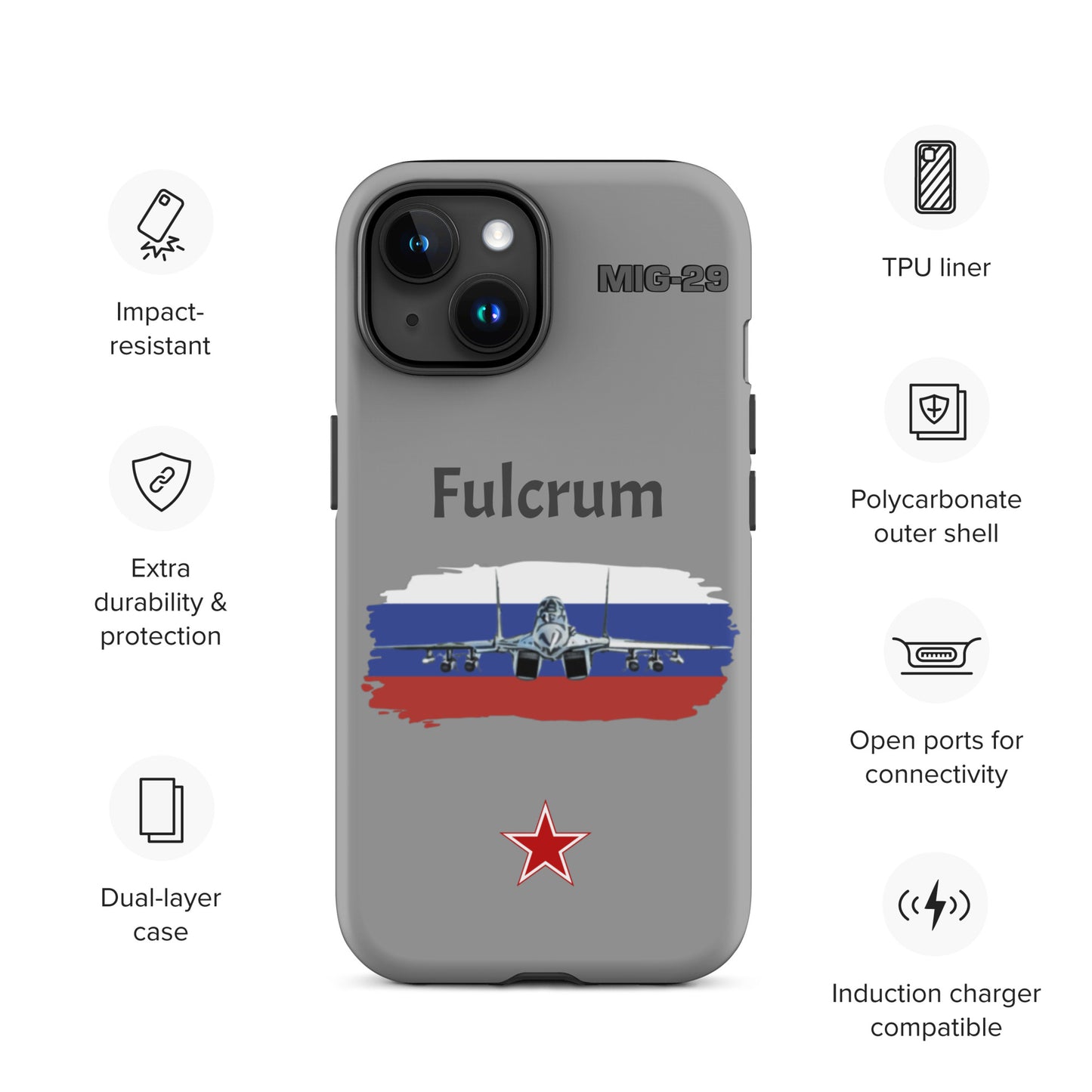 Fulcrum Patriot iPhone Case (Without Quotes)