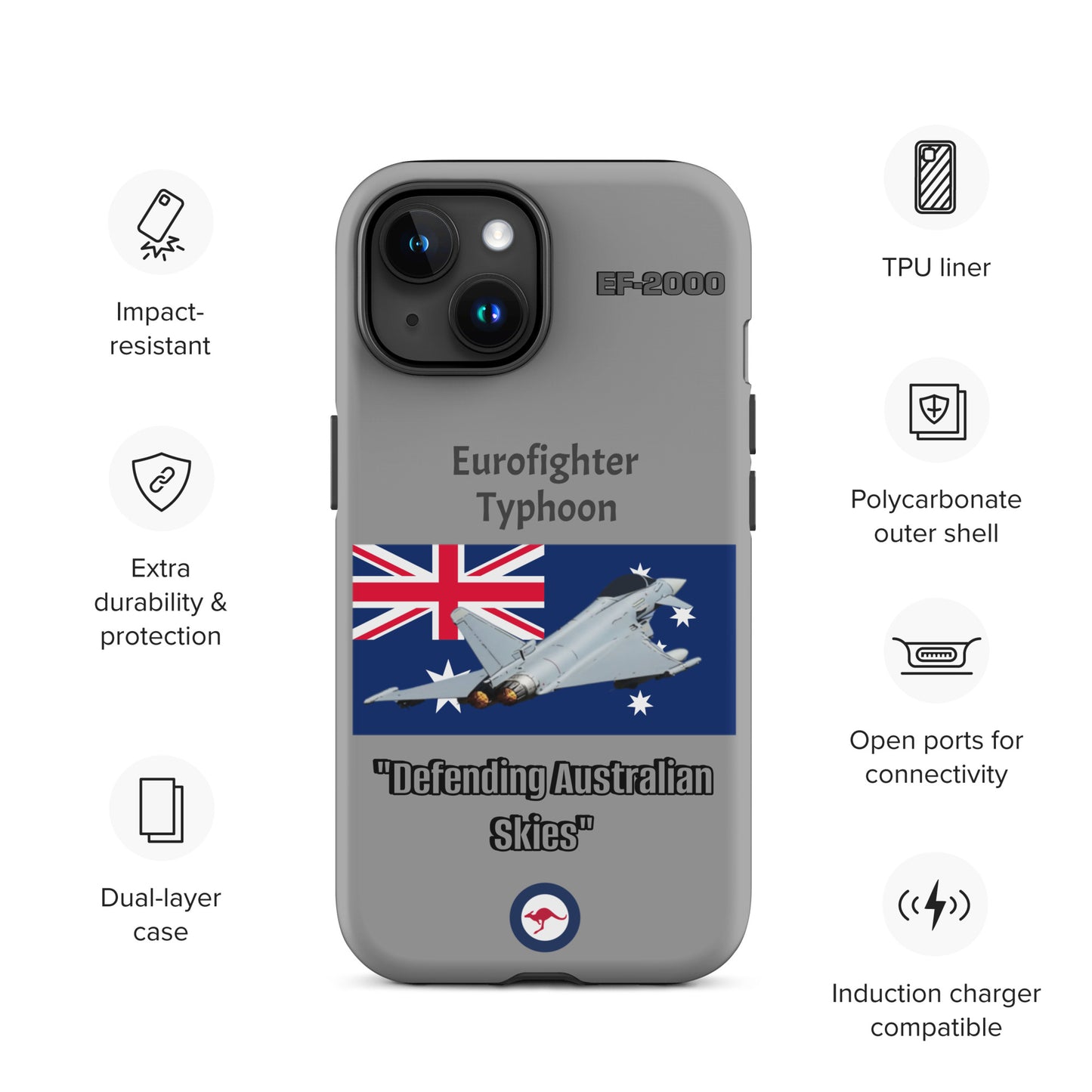Australian Typhoon Patriot iPhone Case