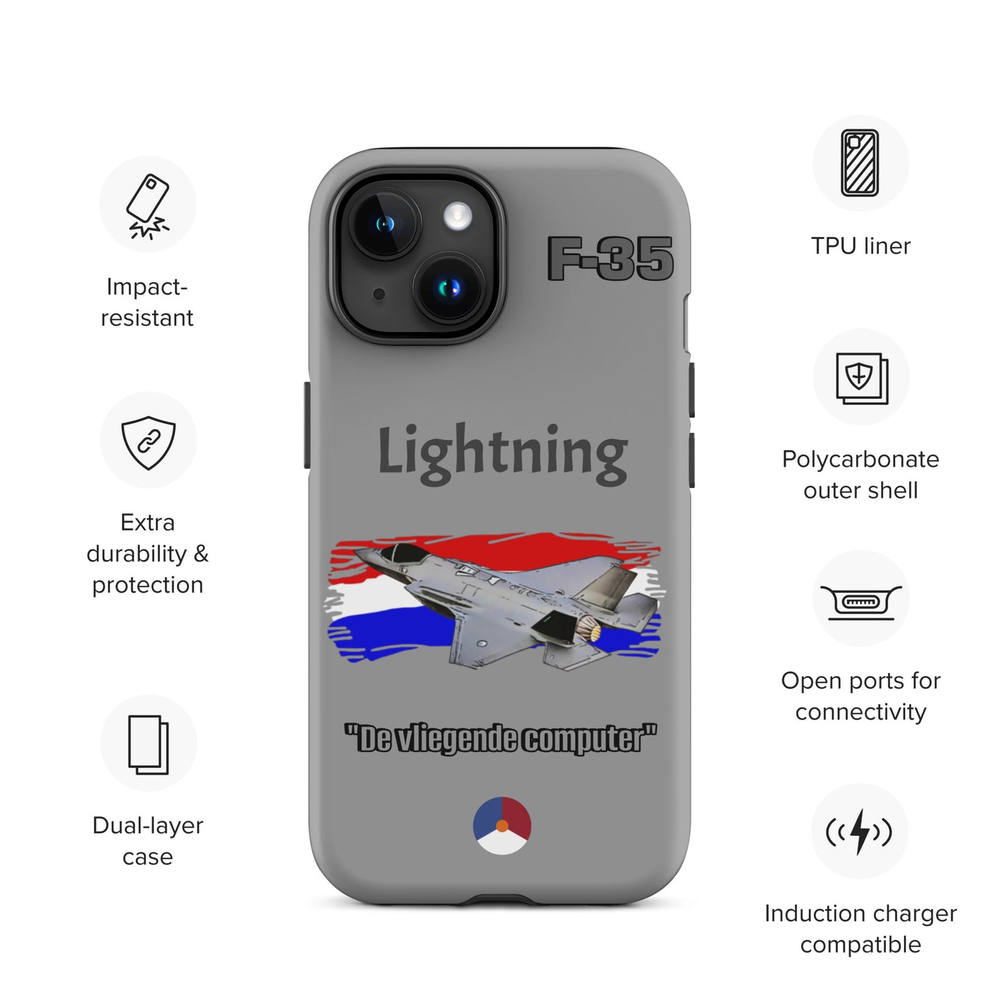 Dutch Lightning Patriot iPhone Case