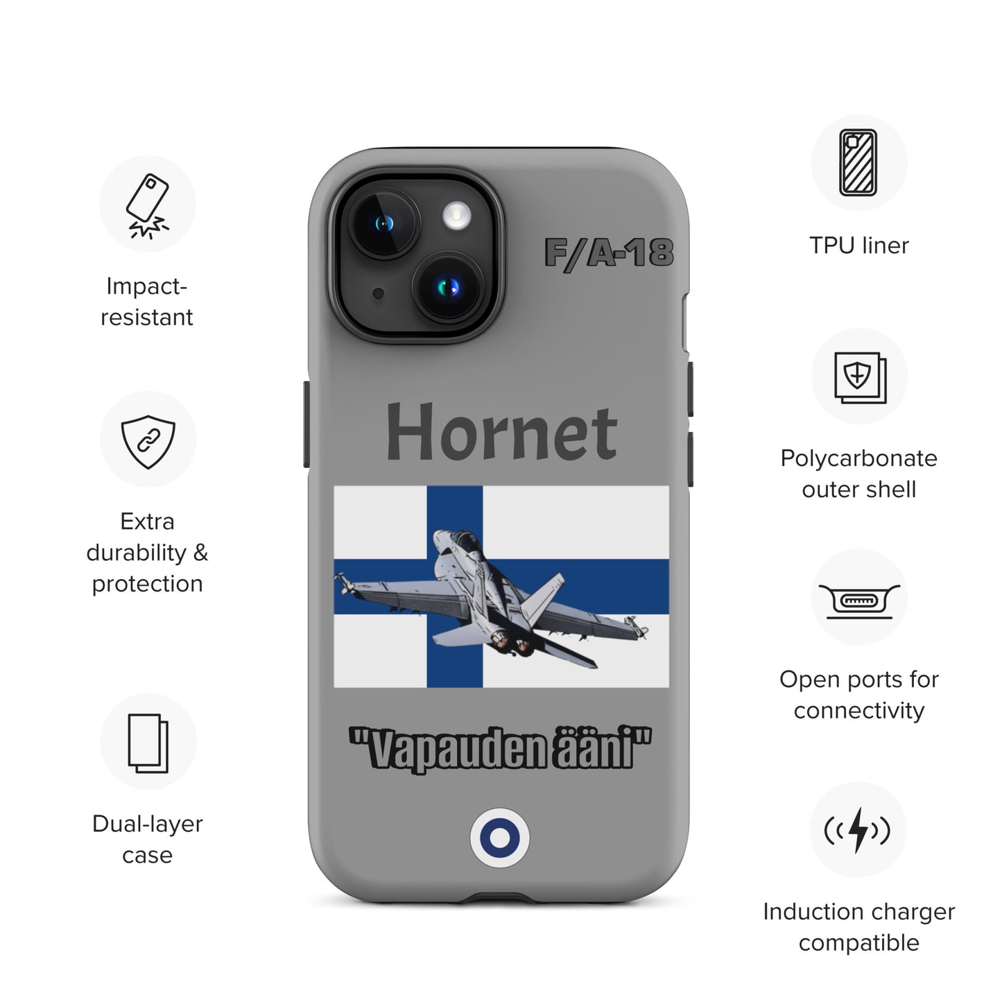 Finnish Hornet Patriot iPhone Case